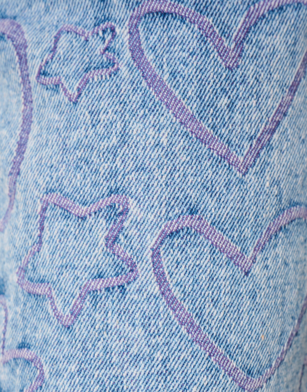 Printed Tapered Fit Jeans Blauw SHOEBY GIRLS