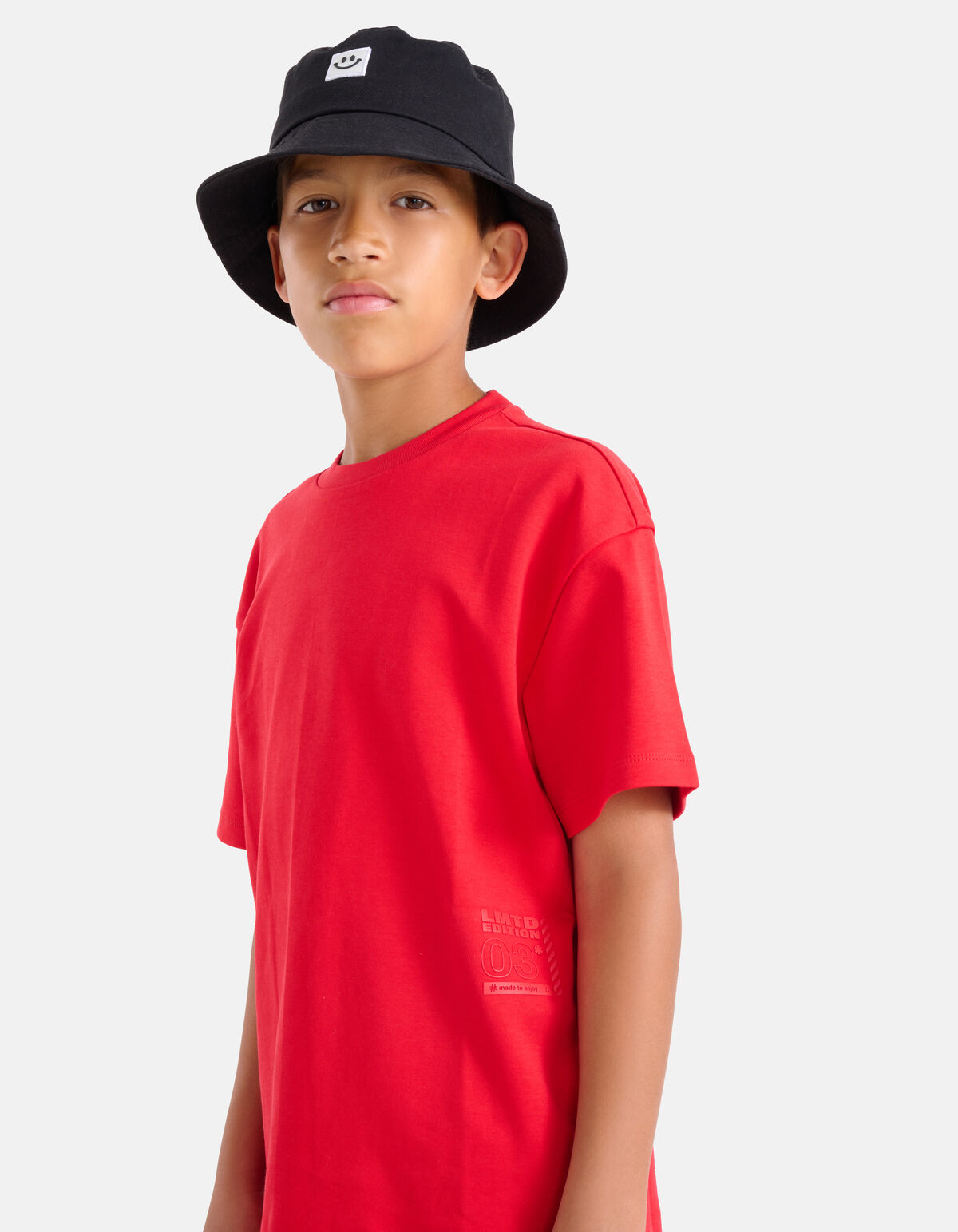 Heavy Basis T-shirt Rood SHOEBY BOYS