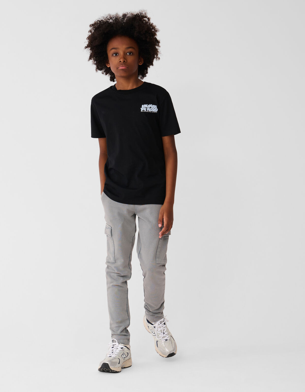 Breaking Artwork T-shirt Zwart SHOEBY BOYS