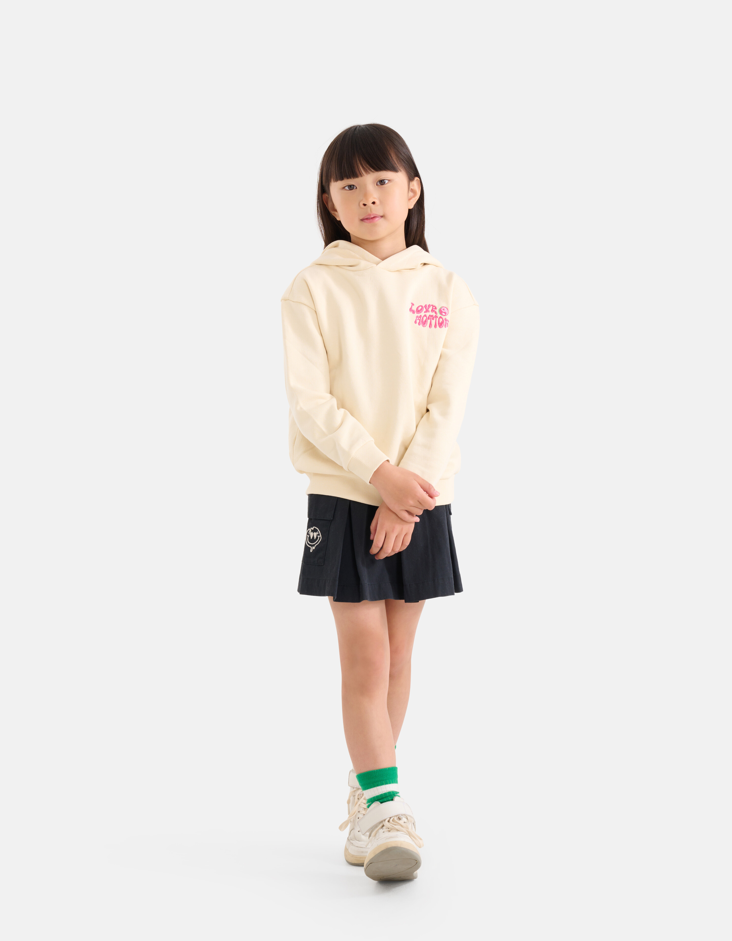 Embroidery Rok Donkergrijs SHOEBY GIRLS