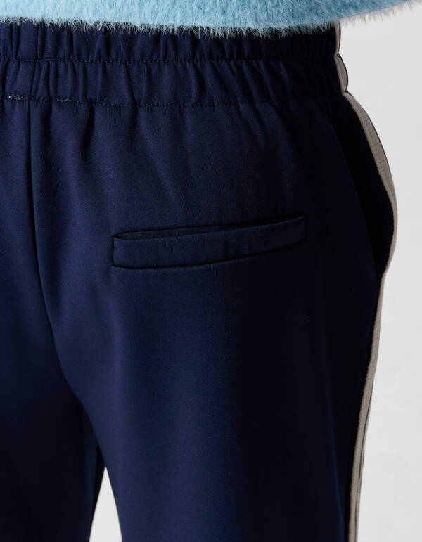 Wide Tape Broek Donkerblauw SHOEBY GIRLS