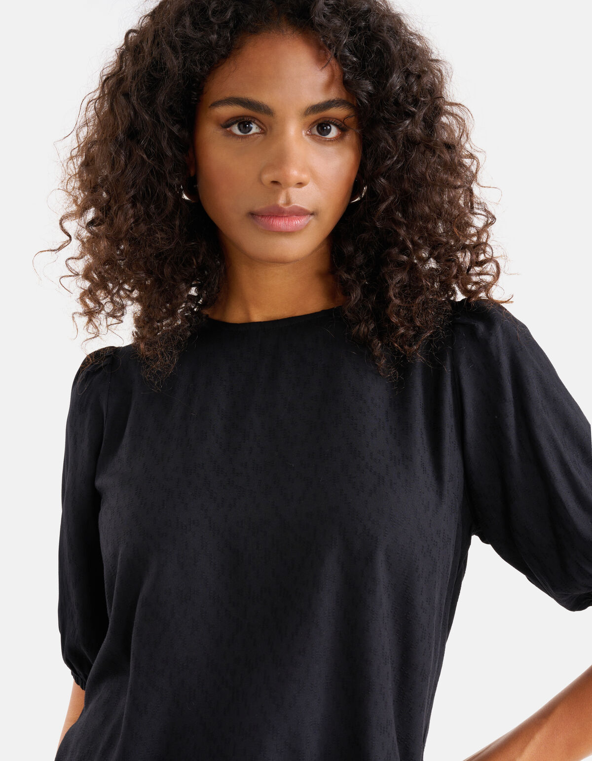 Structuur Top Zwart SHOEBY WOMEN