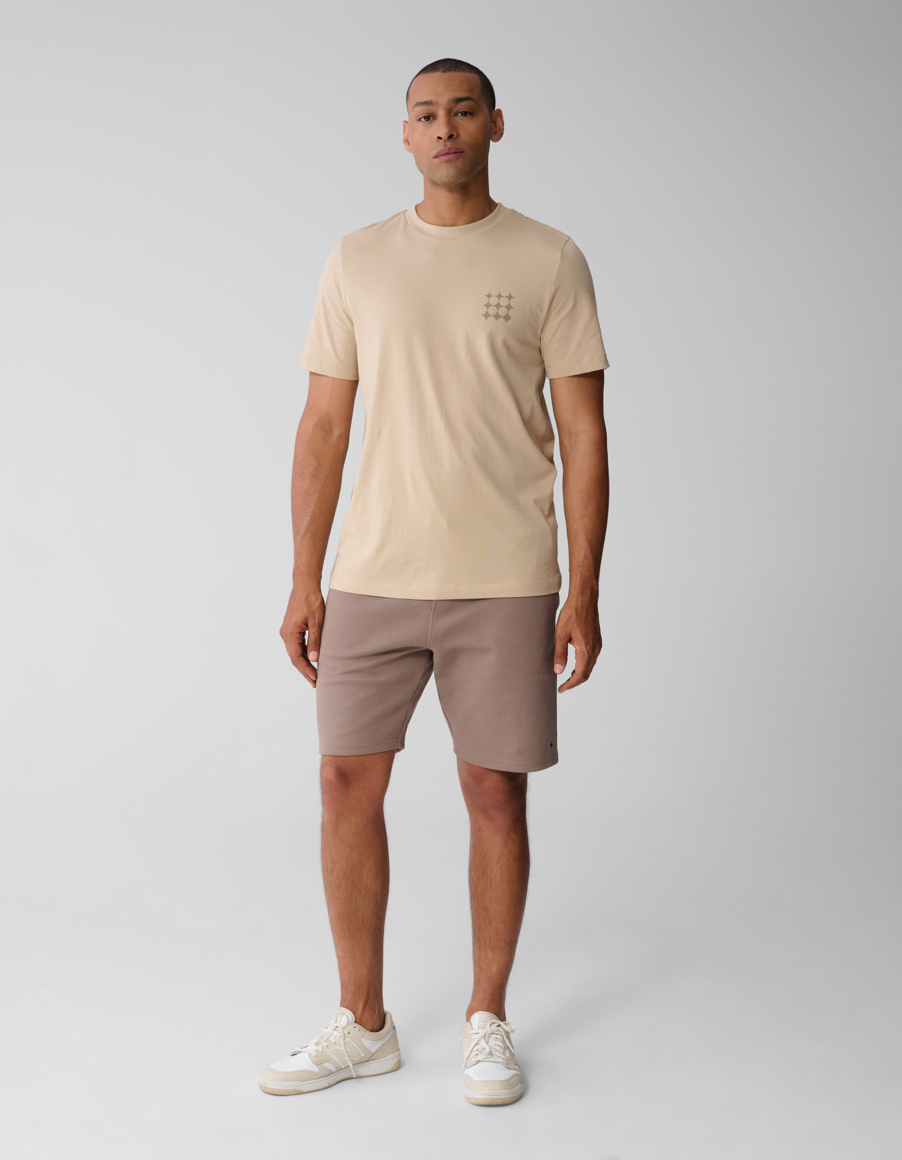 Multi Sparkle Logo T-shirt Zand SHOEBY MEN
