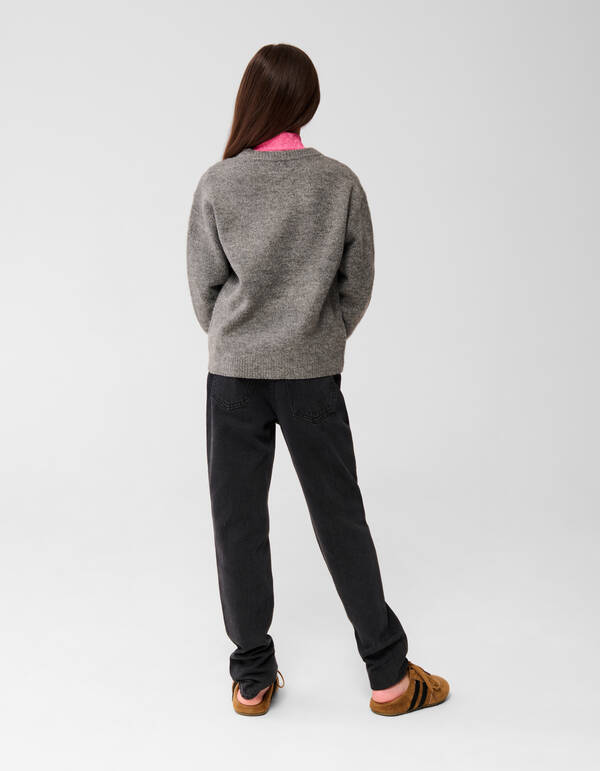 Bliss Artwork Trui Donkergrijs SHOEBY GIRLS