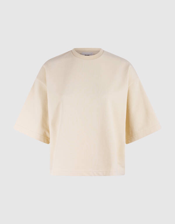 Oversized Sweat T-shirt Gebroken Wit SHOEBY WOMEN