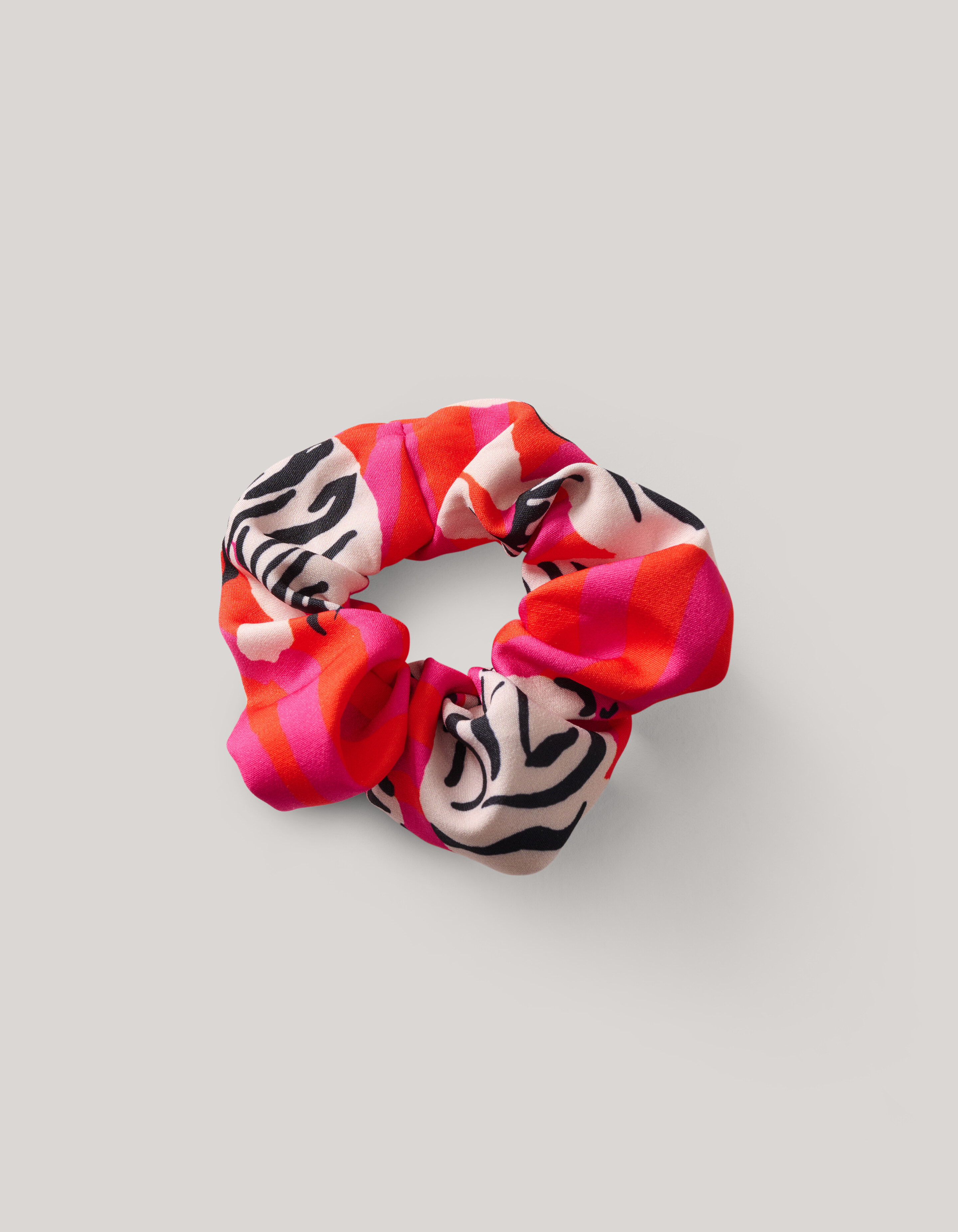 Printed Scrunchie Rood SHOEBY ACCESSOIRES