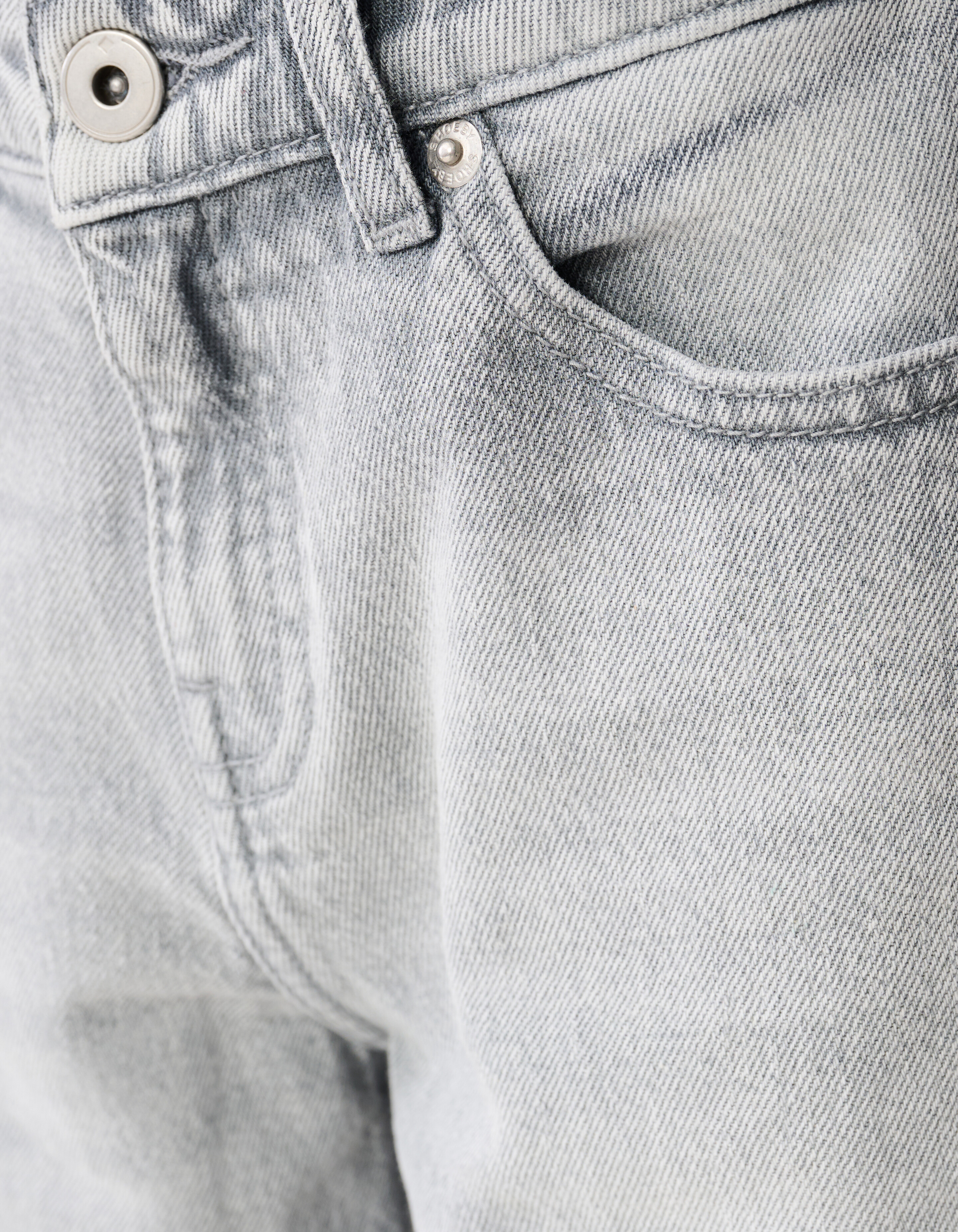 Baggy Fit Jeans Lichtgrijs SHOEBY BOYS