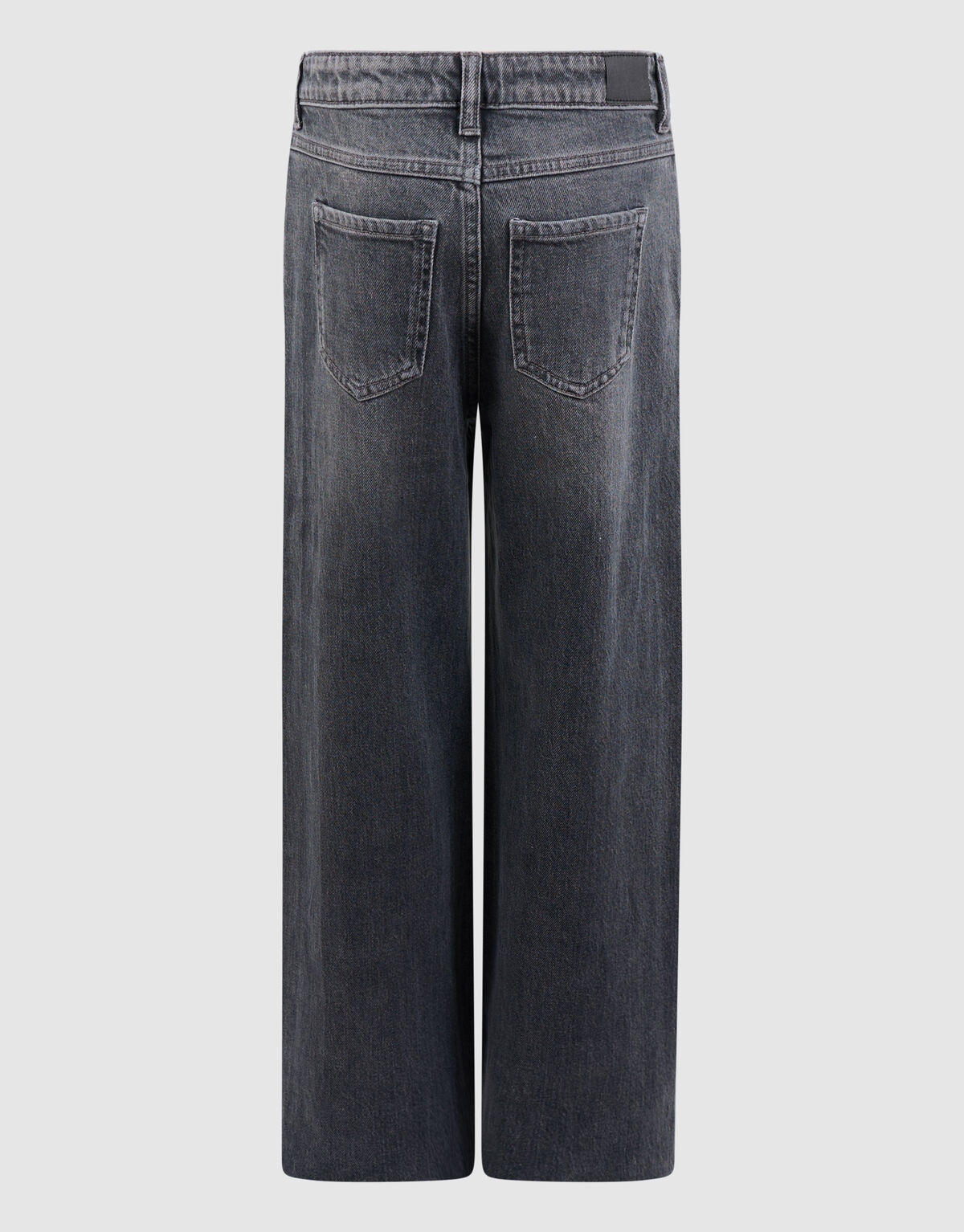 Stud Wide Leg Fit Jeans Donkergrijs SHOEBY GIRLS