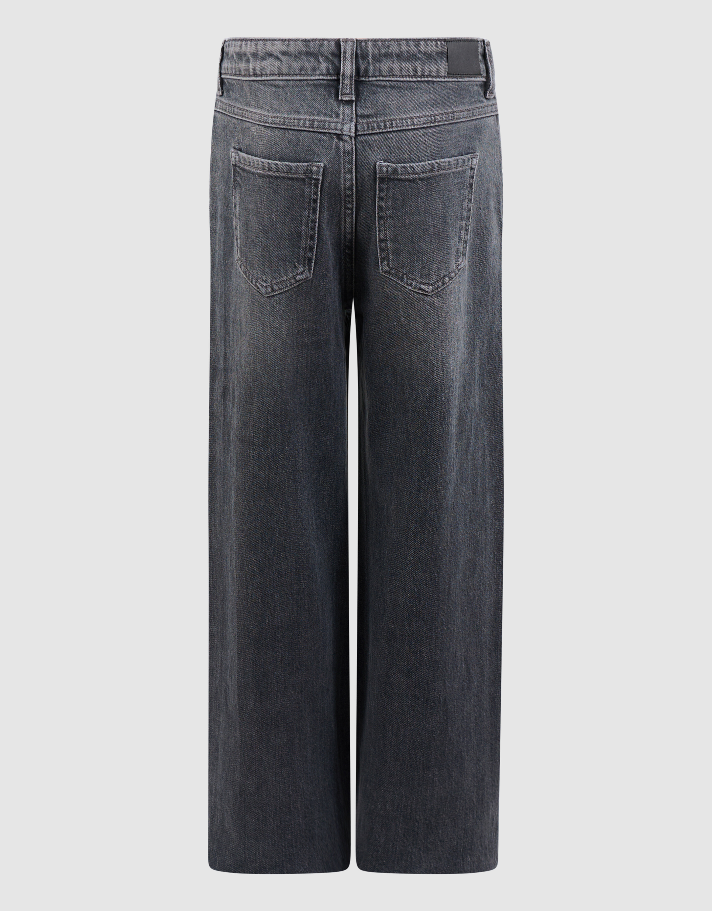 Stud Wide Leg Fit Jeans Donkergrijs SHOEBY GIRLS