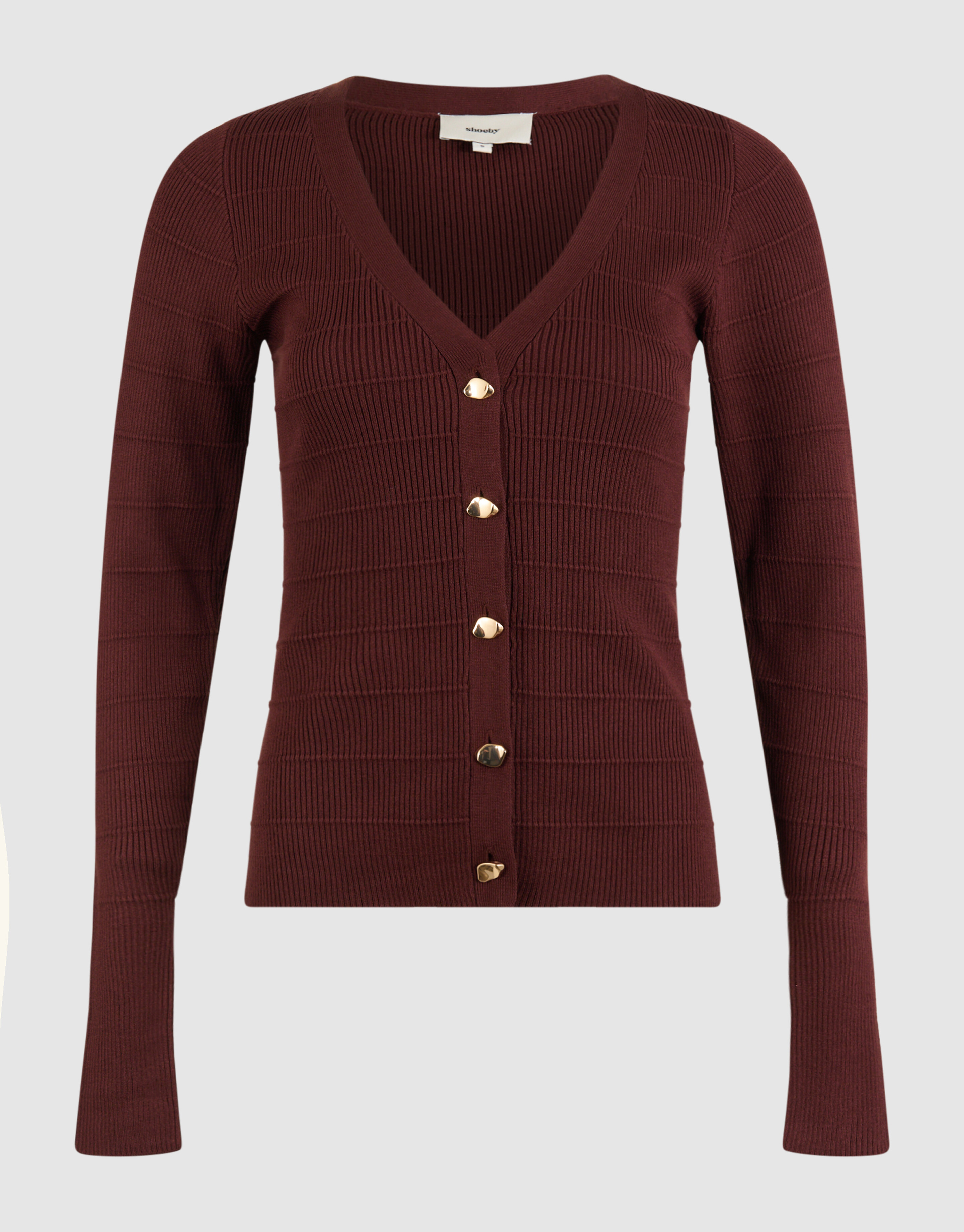 Button Vest Bruin SHOEBY WOMEN