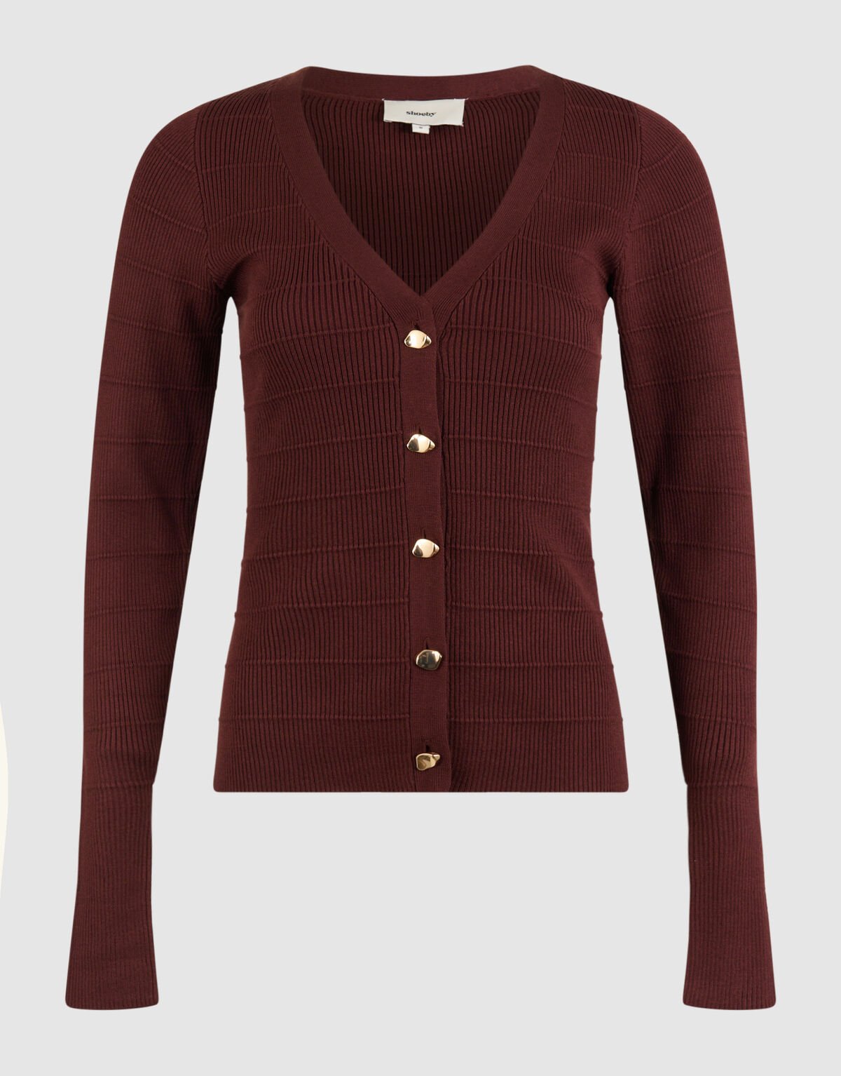 Button Vest Bruin SHOEBY WOMEN