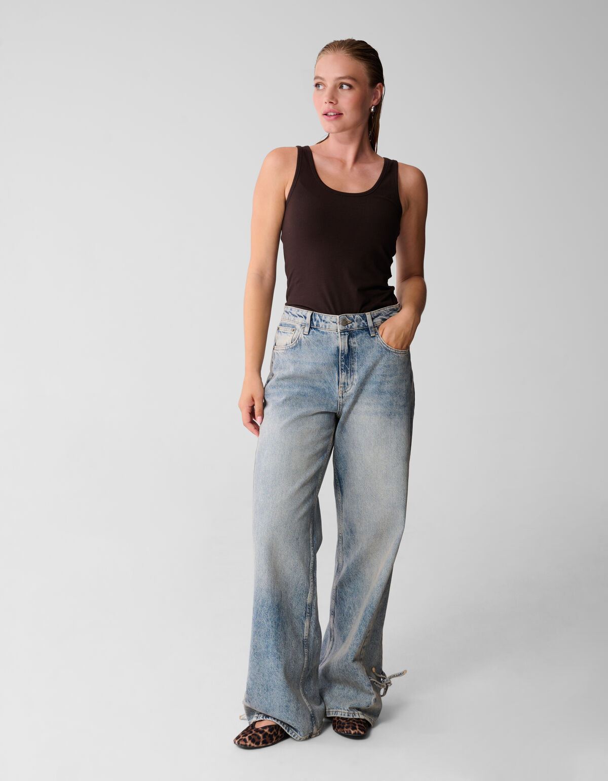 Basis Tanktop Bruin SHOEBY WOMEN