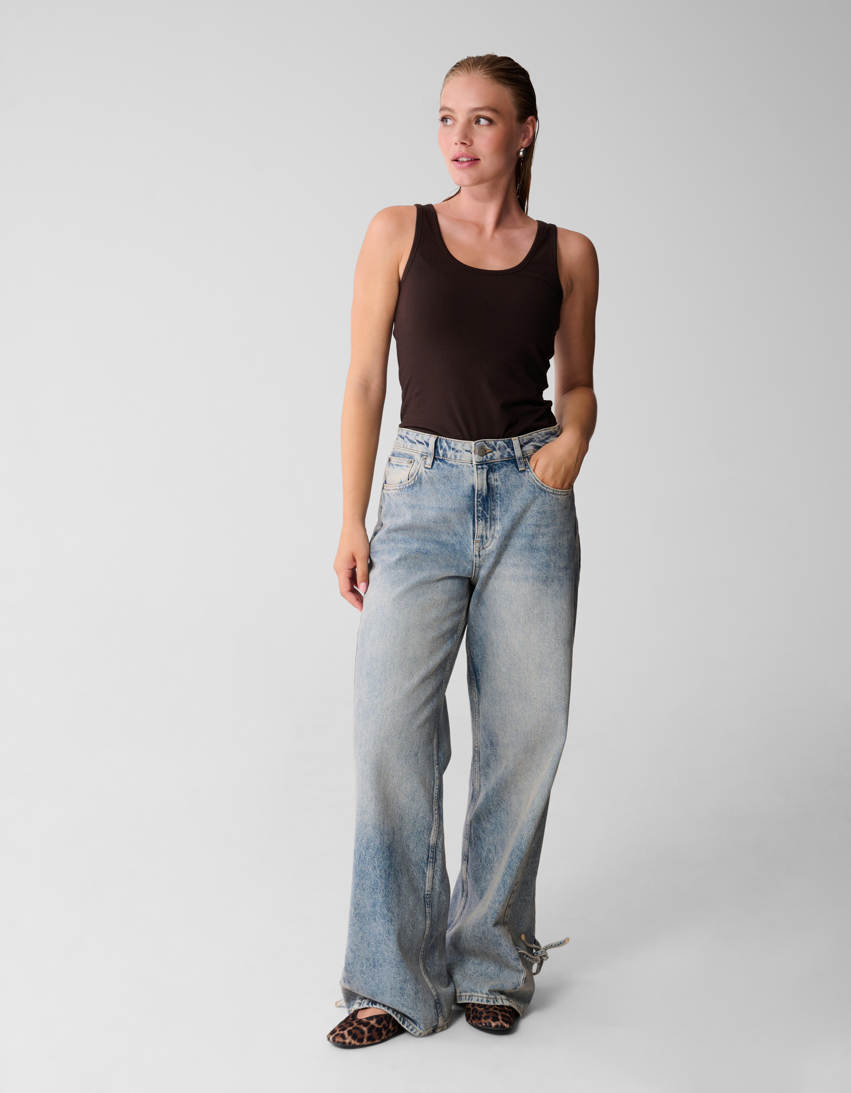 Basis Tanktop Bruin SHOEBY WOMEN