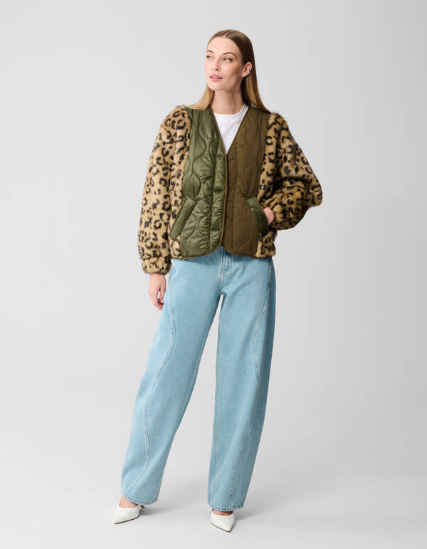 Multi Mix Leopard Jack Donkergroen SHOEBY WOMEN