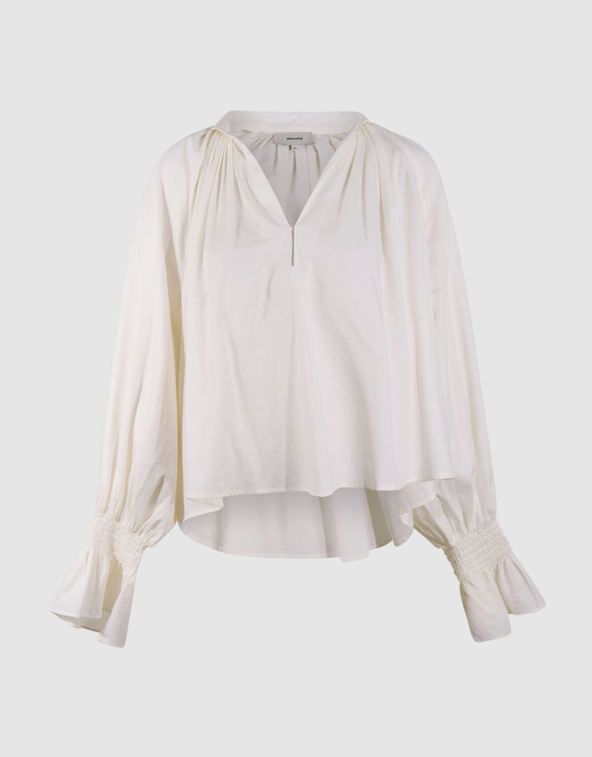 Oversized Smock Sleeve Blouse Wit SHOEBY WOMEN