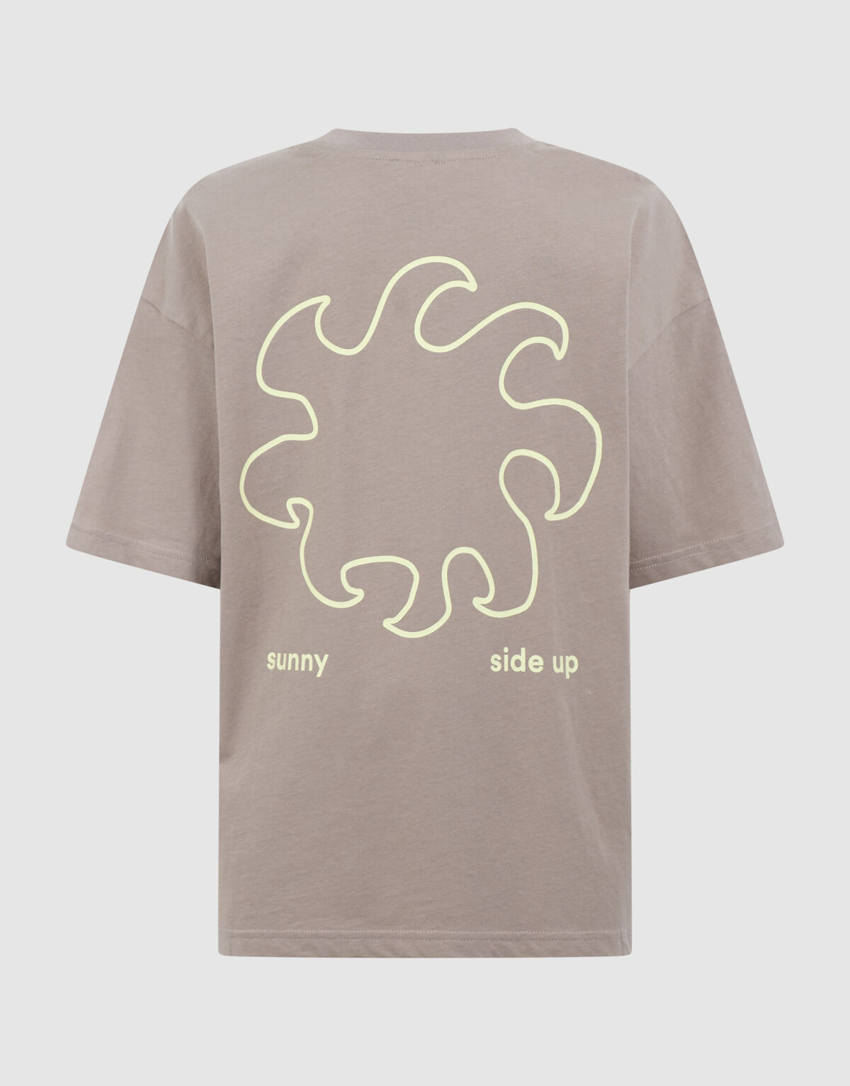Sunny Side Artwork T-shirt Taupe SHOEBY BOYS