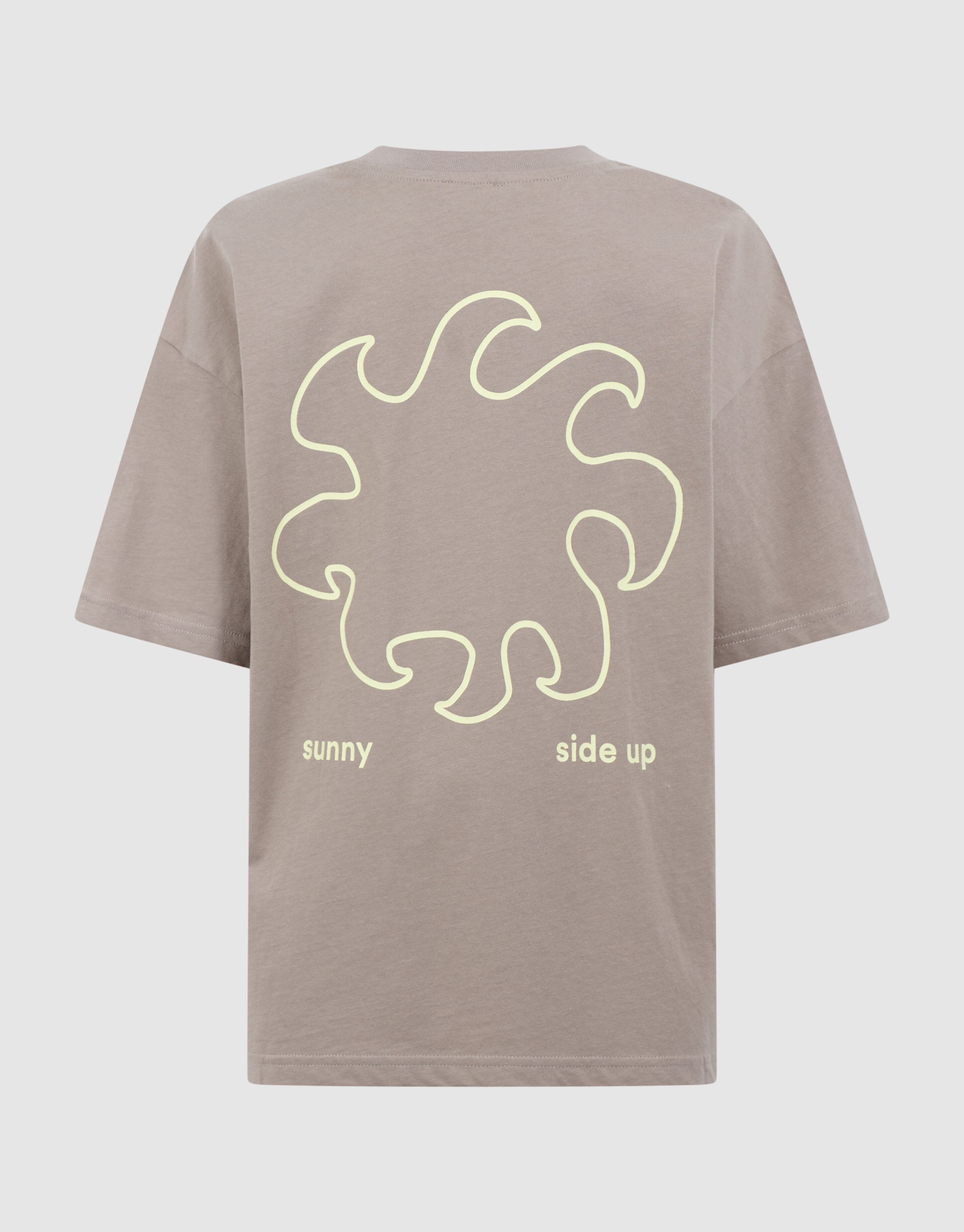 Sunny Side Artwork T-shirt Taupe SHOEBY BOYS