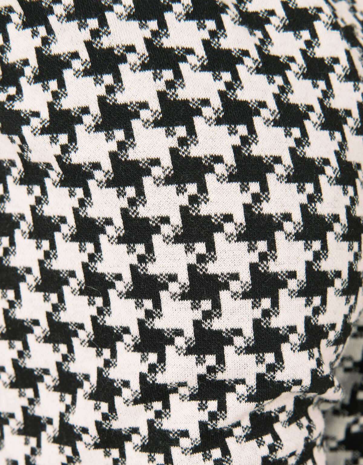 Pied-De-Poule Zipper Legging Zwart/Wit SHOEBY GIRLS