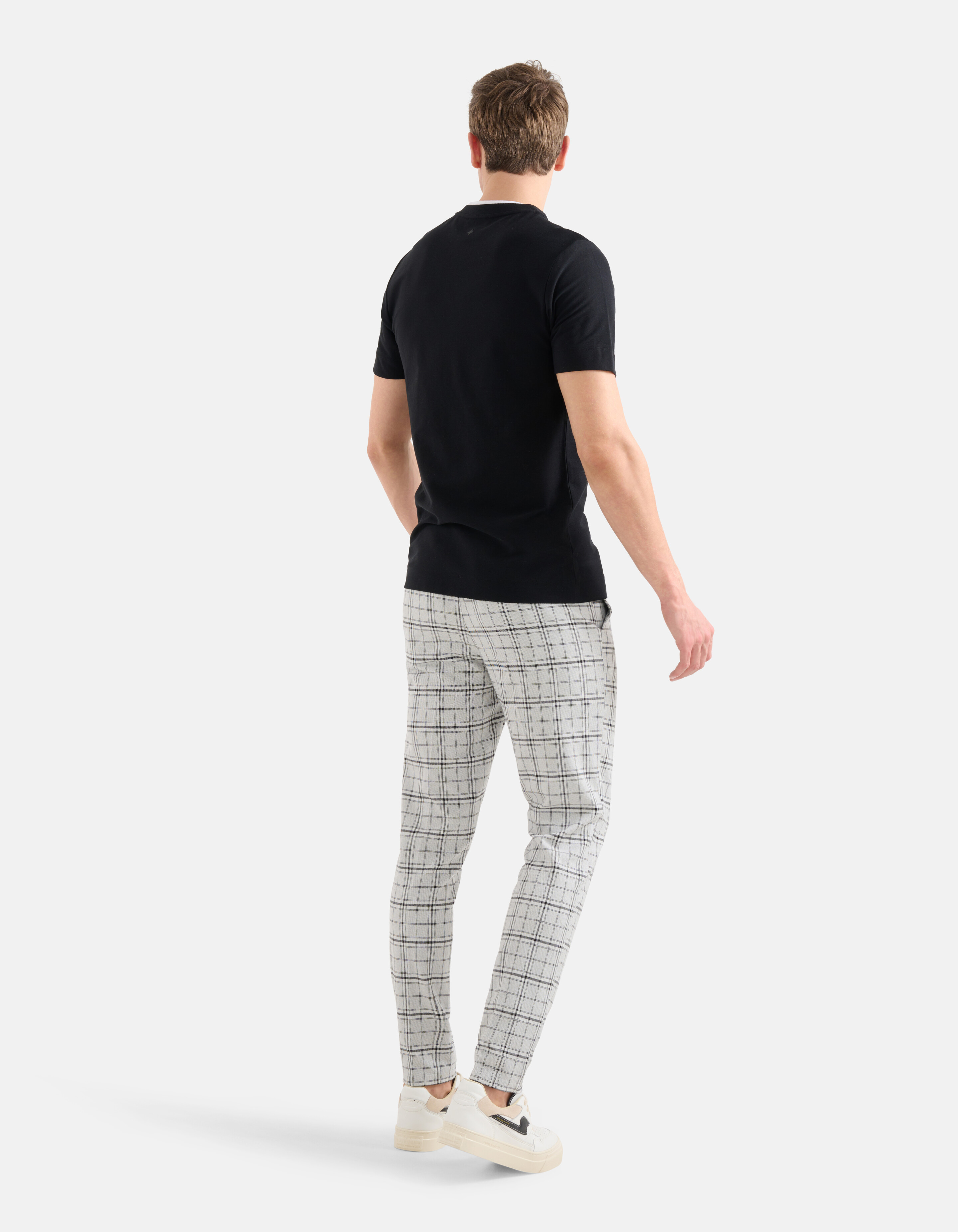 Double Layer T-shirt Zwart SHOEBY MEN