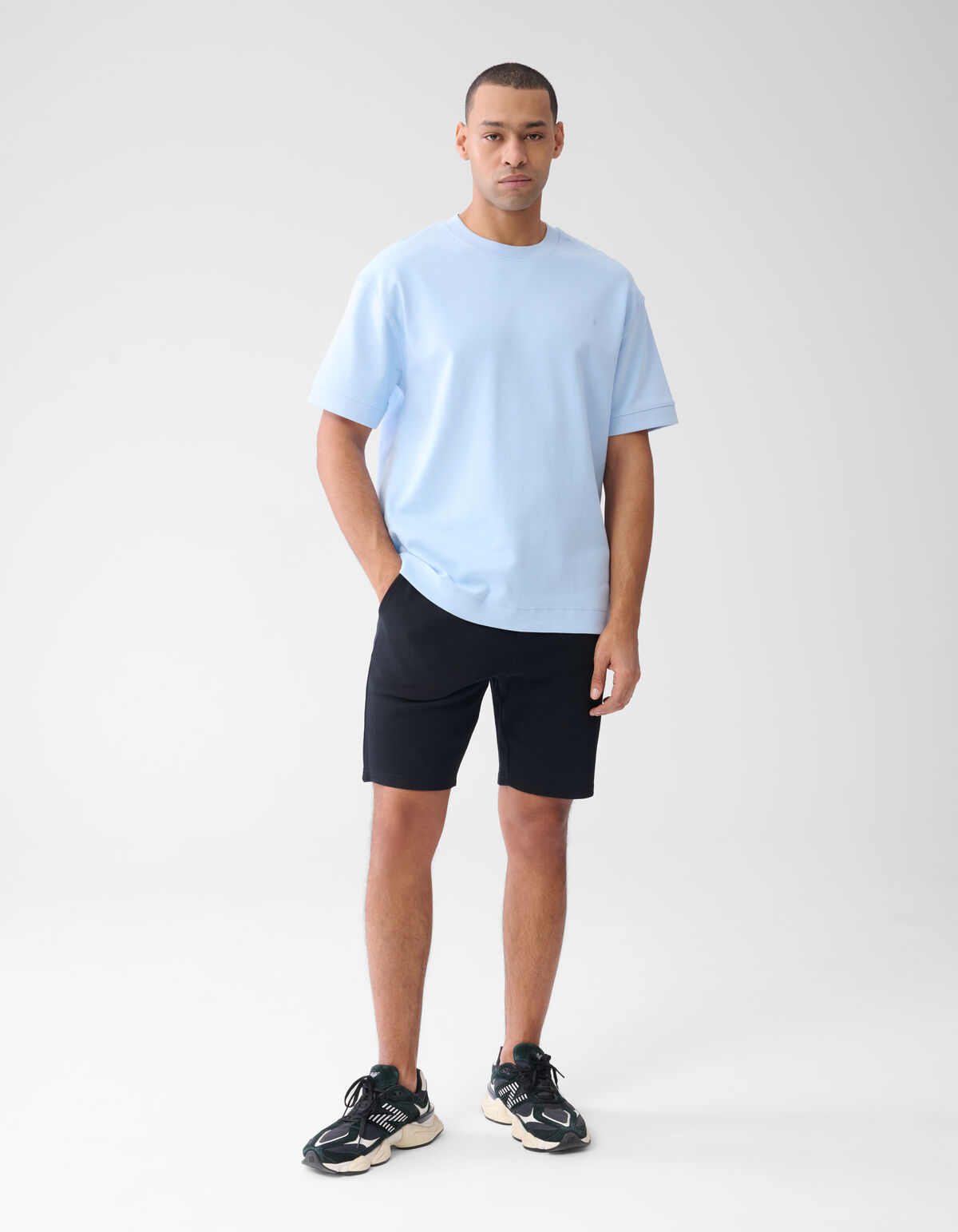 Artwork T-shirt Lichtblauw SHOEBY MEN