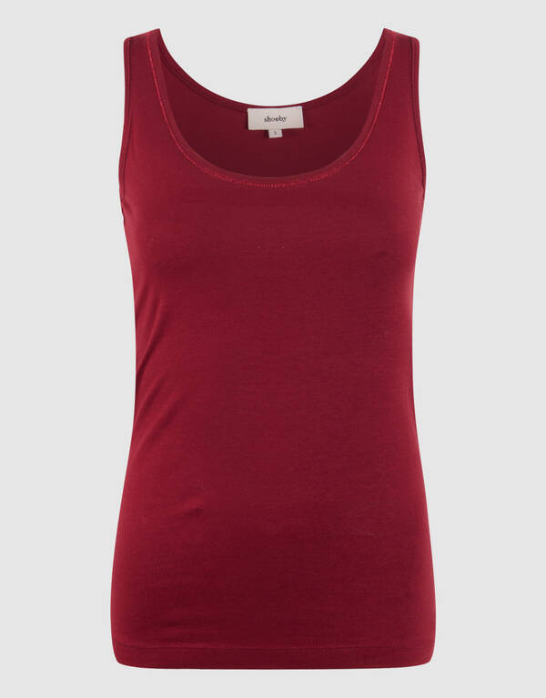 Basic Tanktop Rood SHOEBY WOMEN