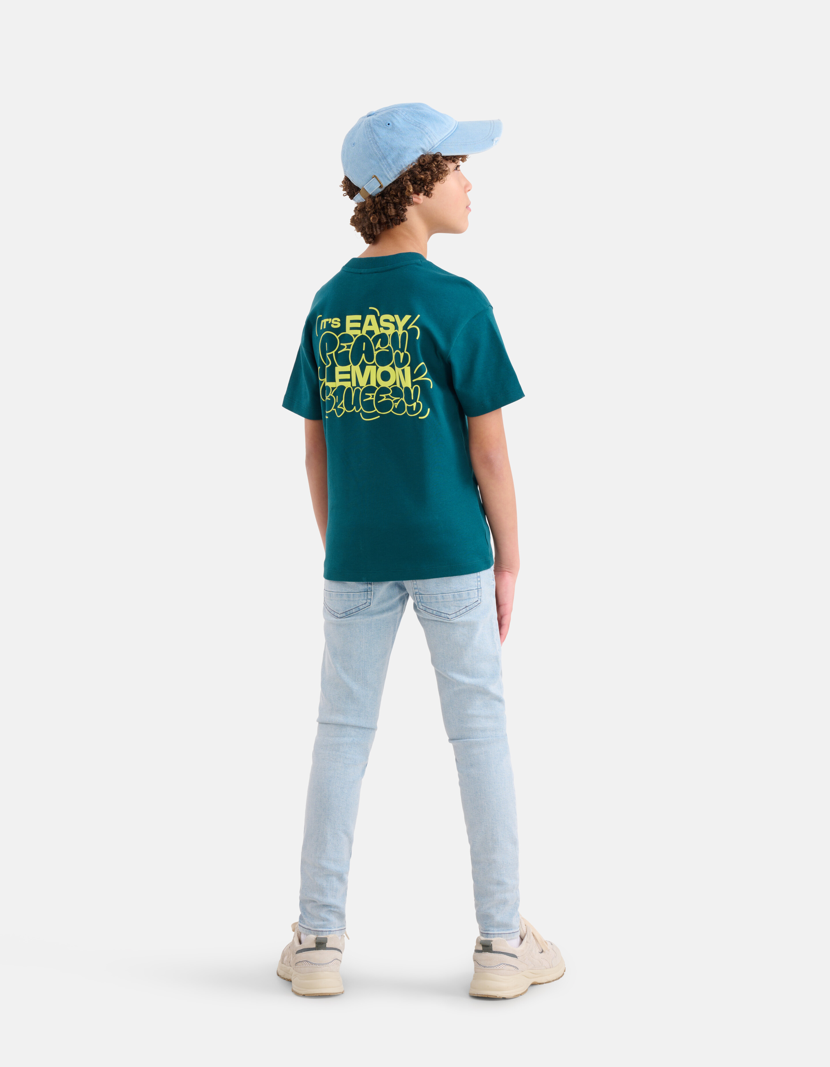 Artwork T-shirt Donkergroen SHOEBY BOYS