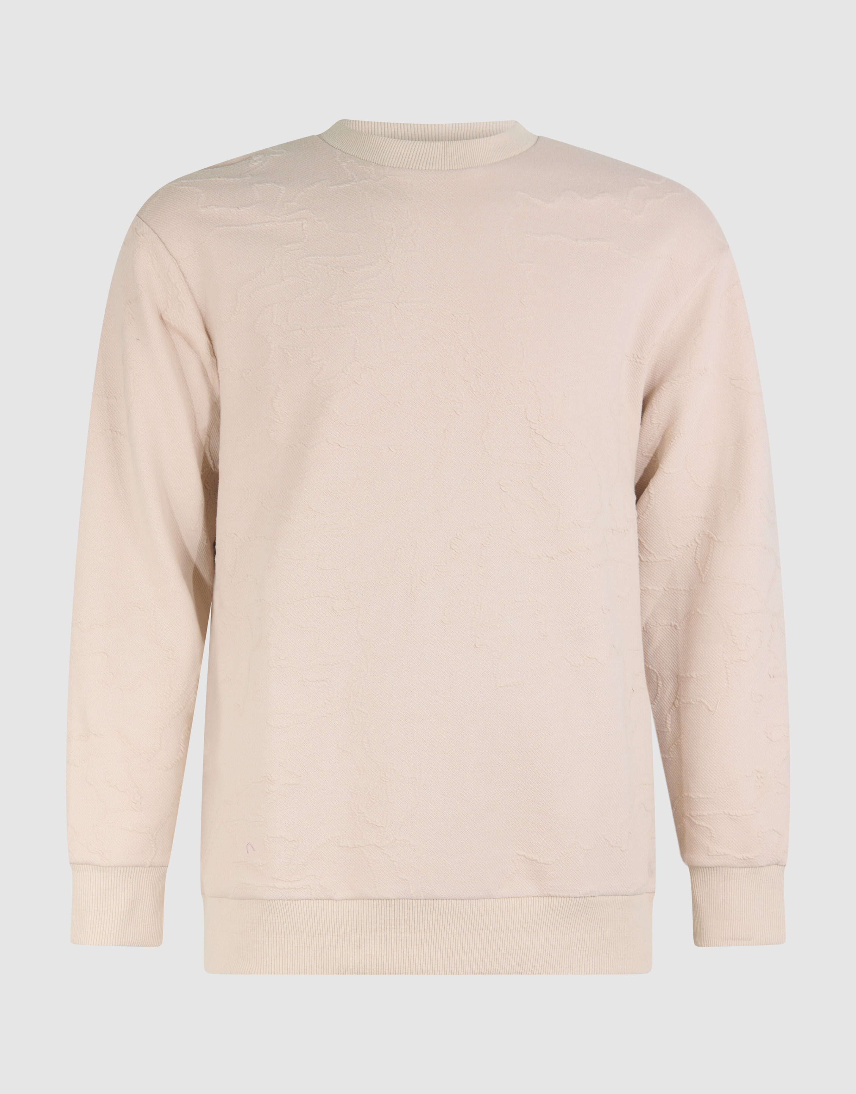 Structuur Sweater Gebroken Wit SHOEBY MEN