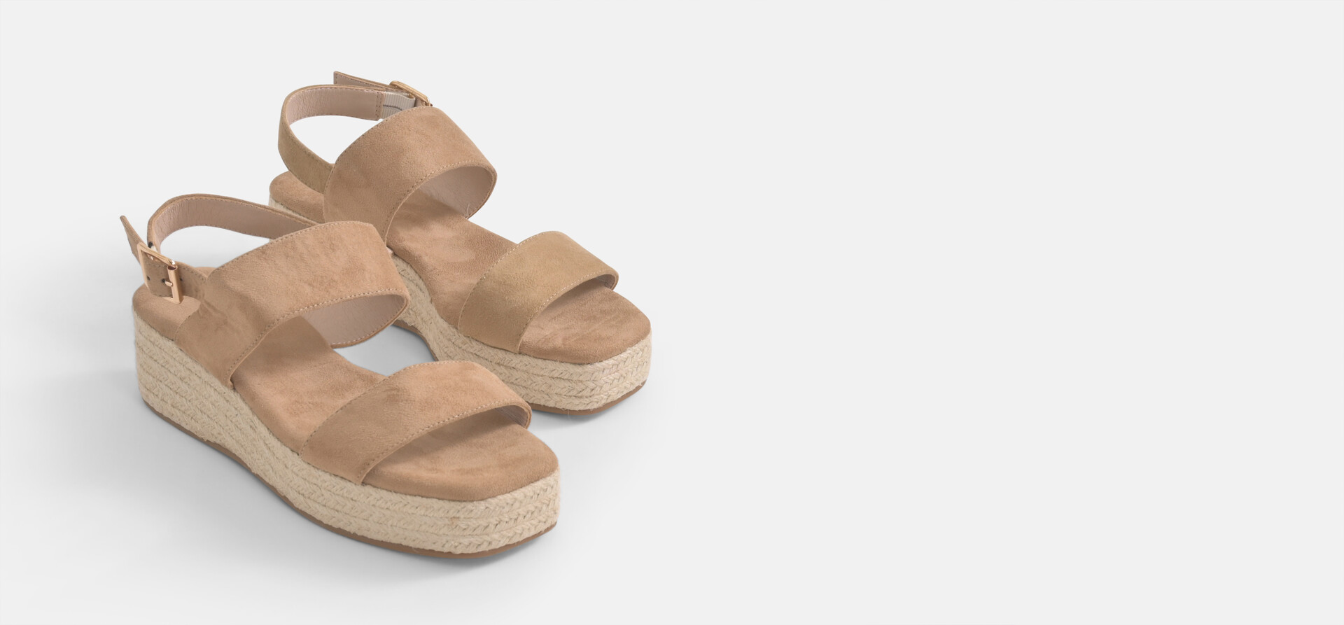 Espadrilles Sleehak Beige SHOEBY SHOES