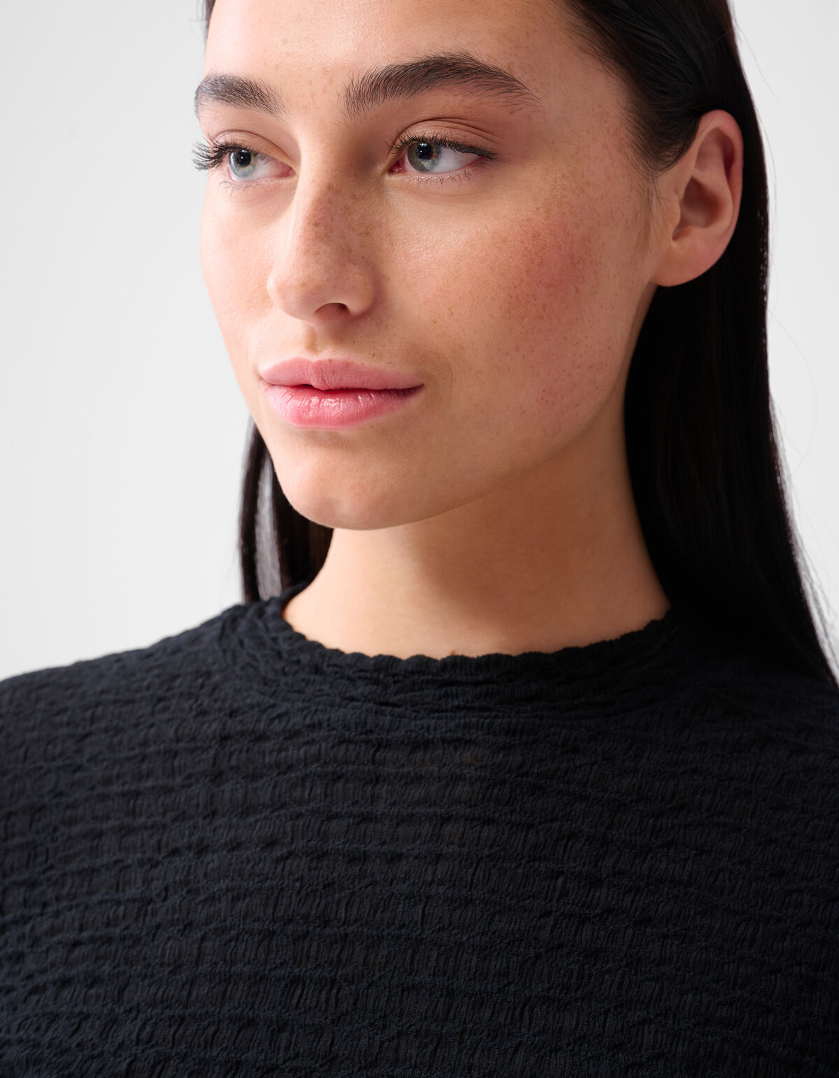 Crinkle Top Zwart SHOEBY WOMEN