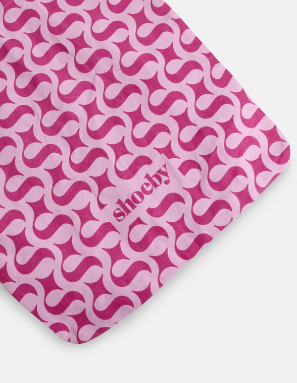 Shoeby Logo Shopper Roze SHOEBY ACCESSOIRES