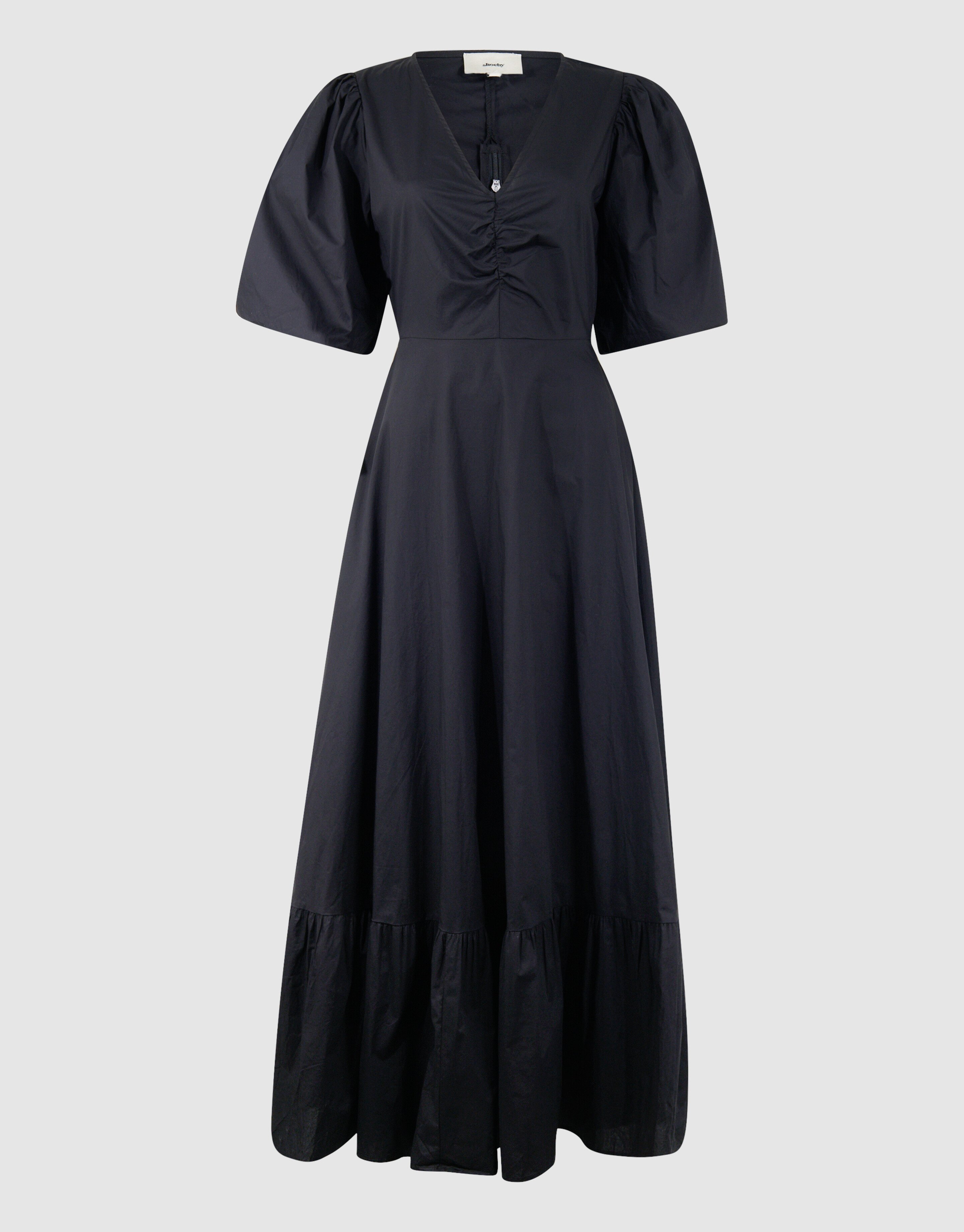 Poplin Maxi Jurk Zwart SHOEBY WOMEN