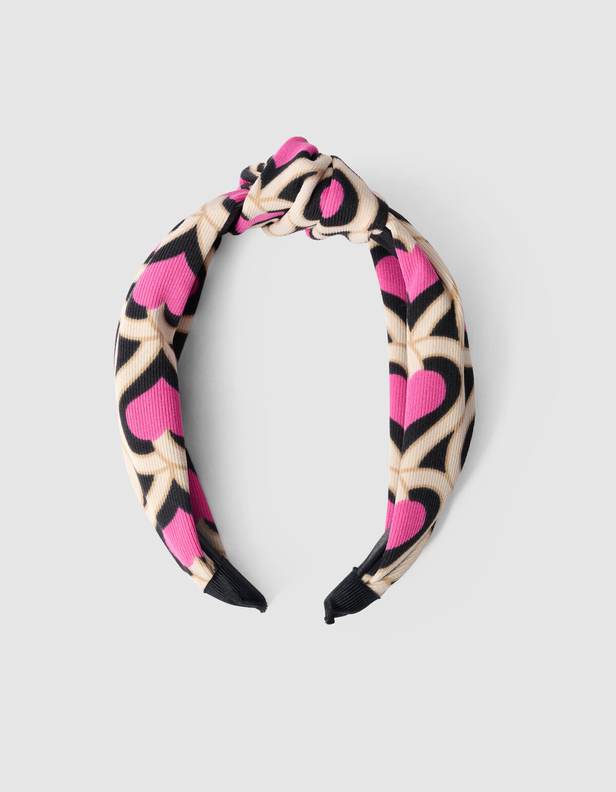 Heart Haarband Roze SHOEBY ACCESSOIRES