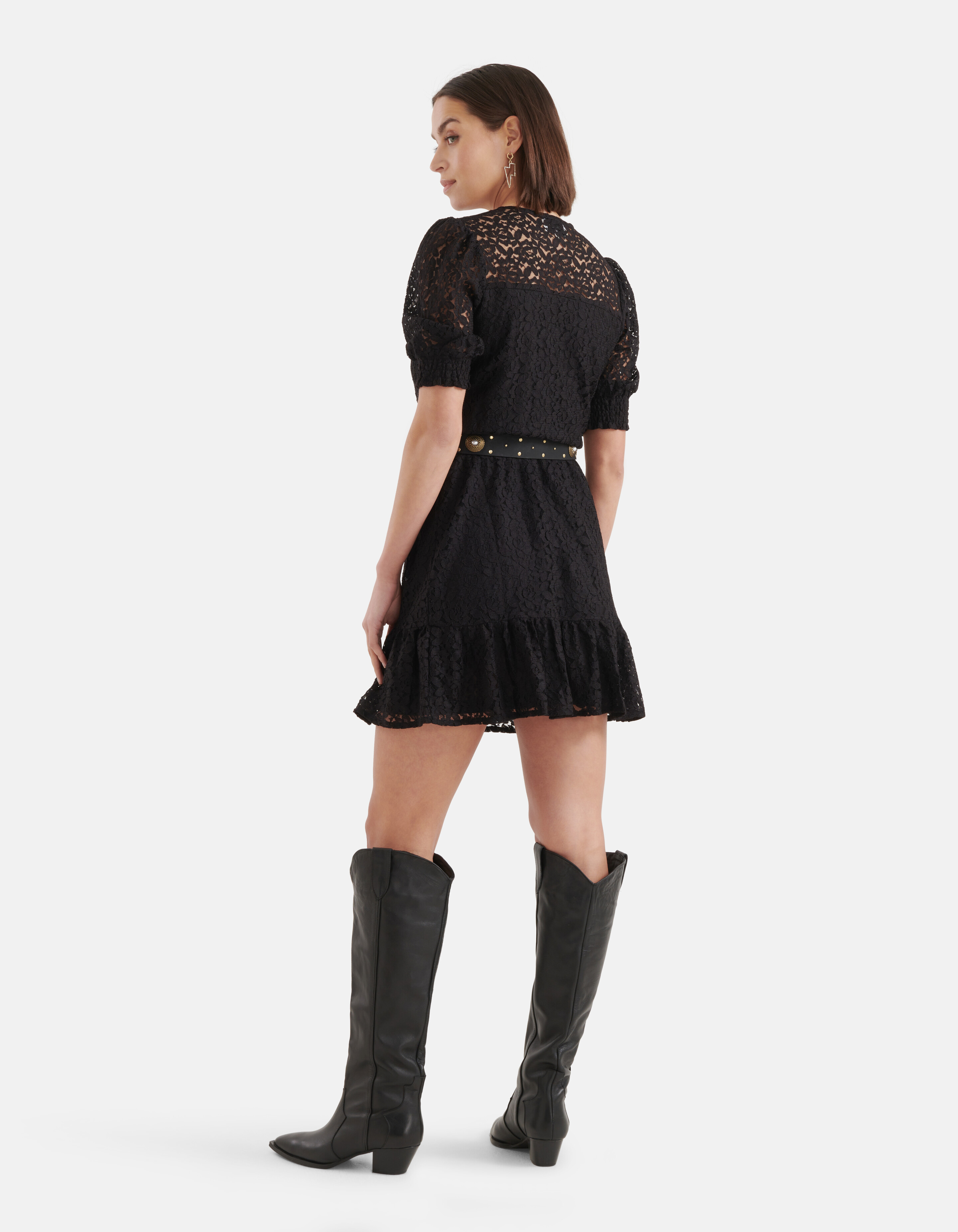 Kanten Jurk Zwart SHOEBY WOMEN