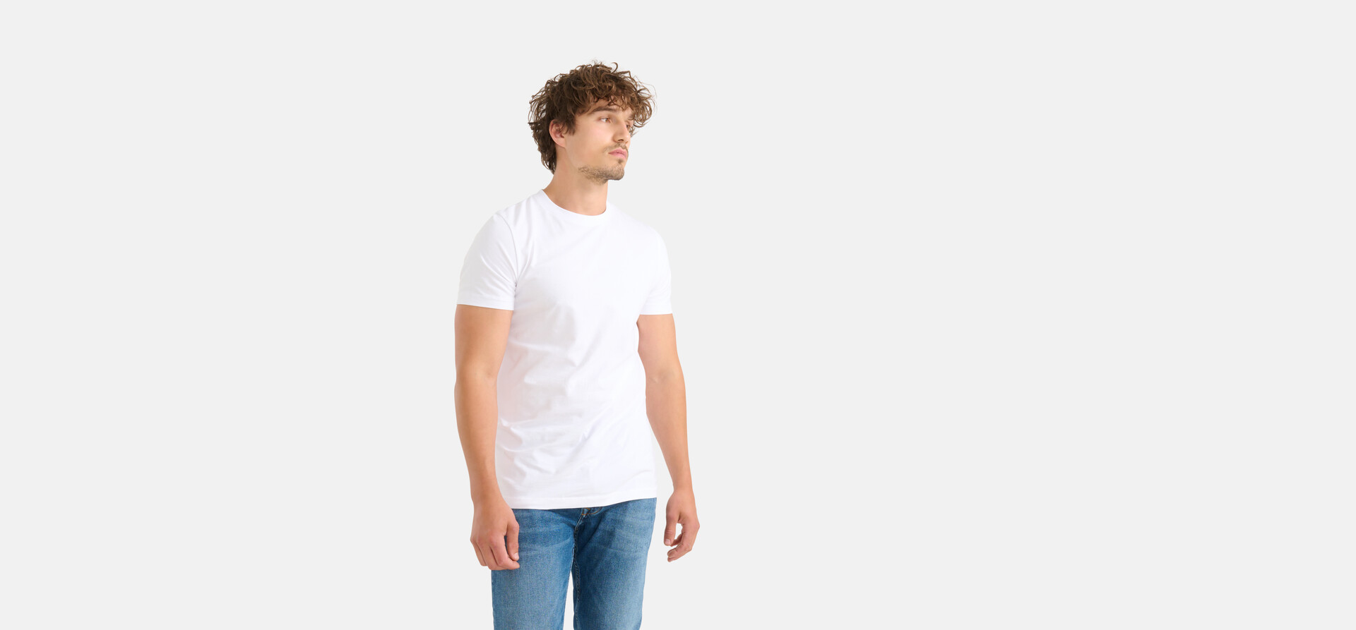 Basis T-shirt Wit Refill