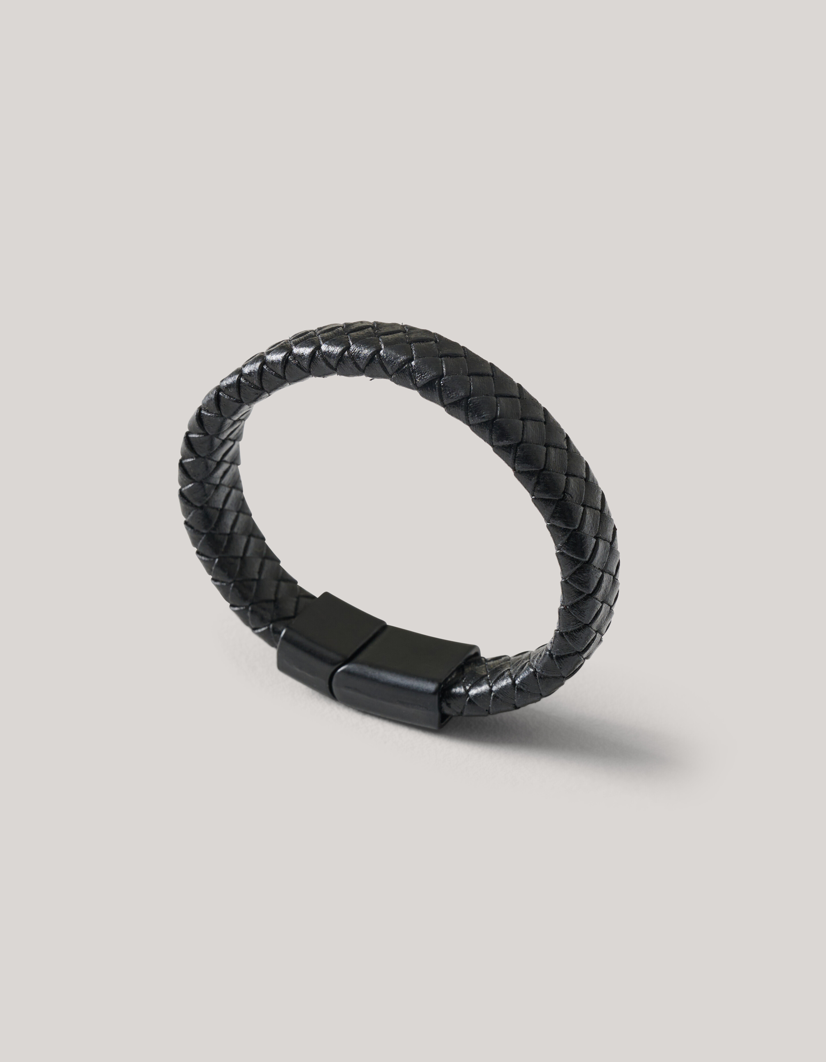 Leren Armband Zwart SHOEBY ACCESSOIRES