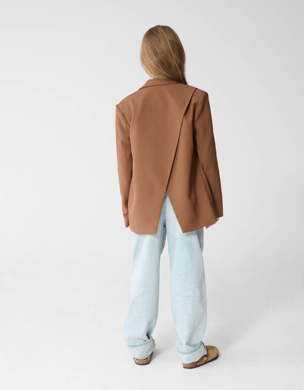 Open Rug Blazer Bruin SHOEBY GIRLS