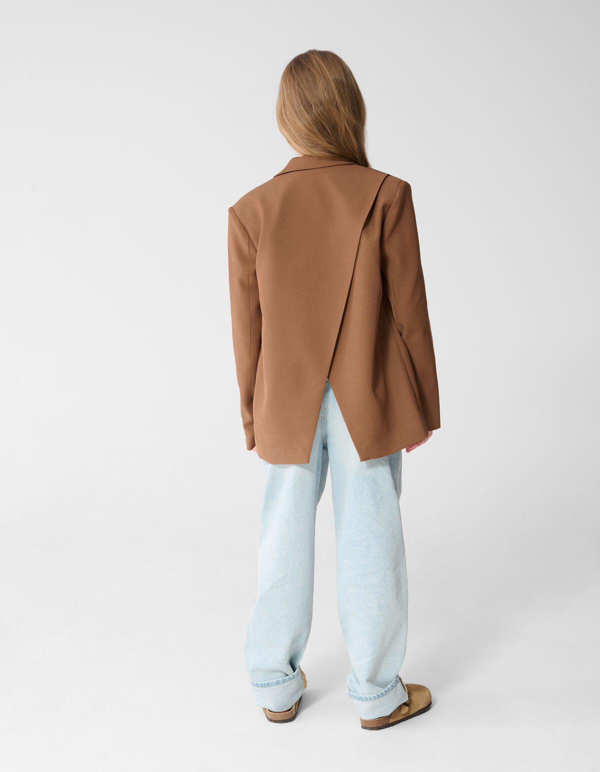 Open Rug Blazer Bruin SHOEBY GIRLS