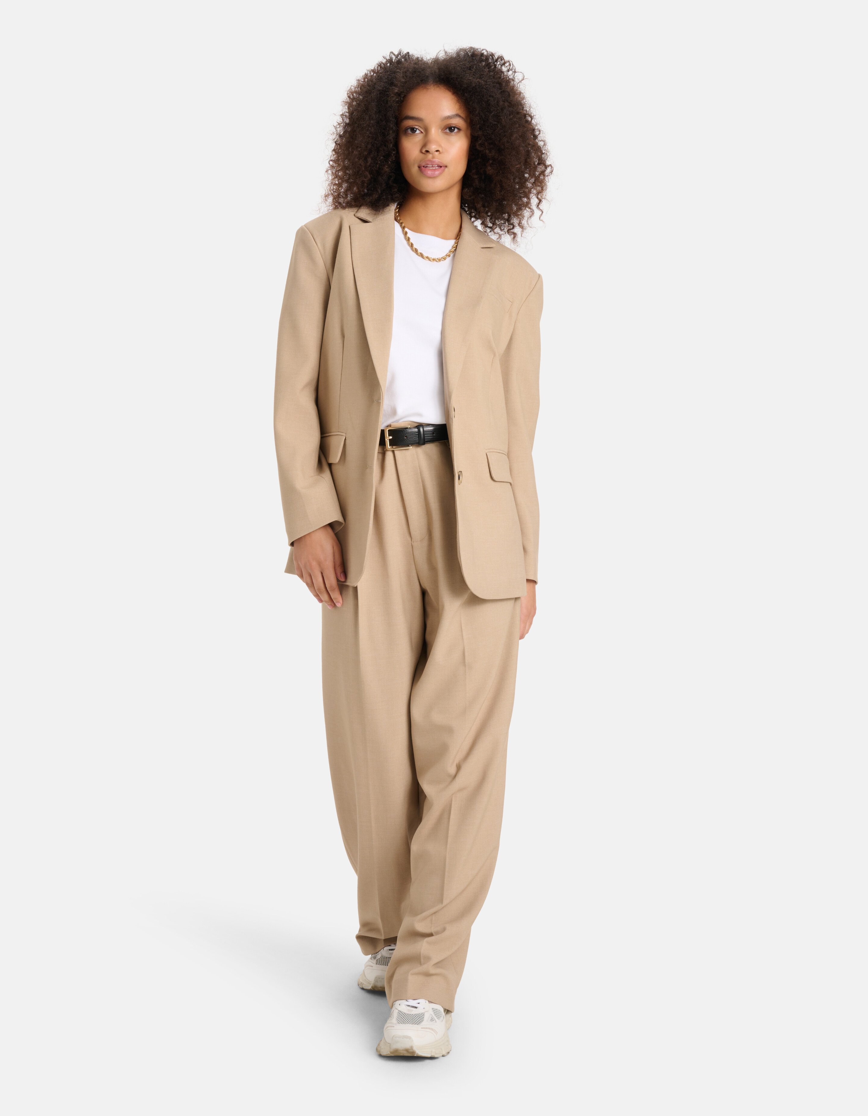 Oversized Blazer Beige SHOEBY WOMEN