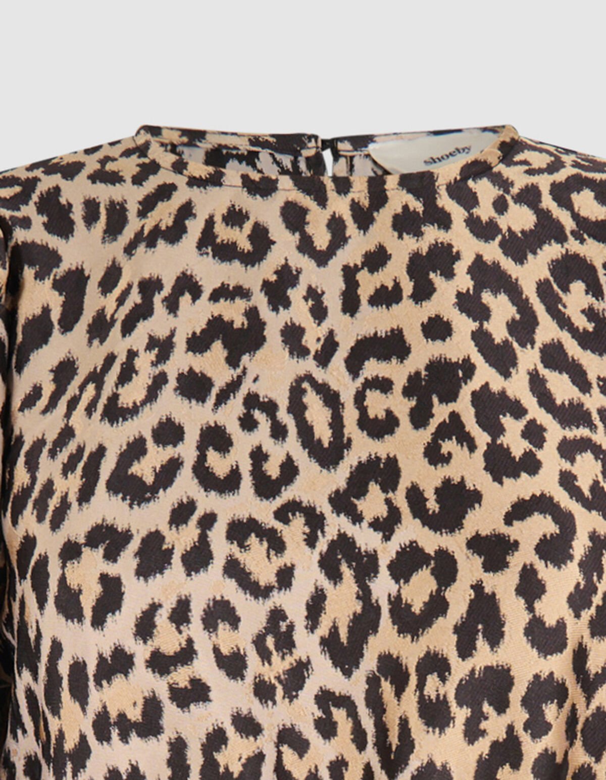 Leopard Mini Jurk Bruin SHOEBY WOMEN