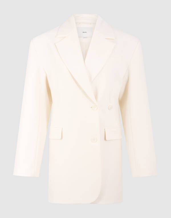 Blazer Mini Jurk Gebroken Wit SHOEBY WOMEN