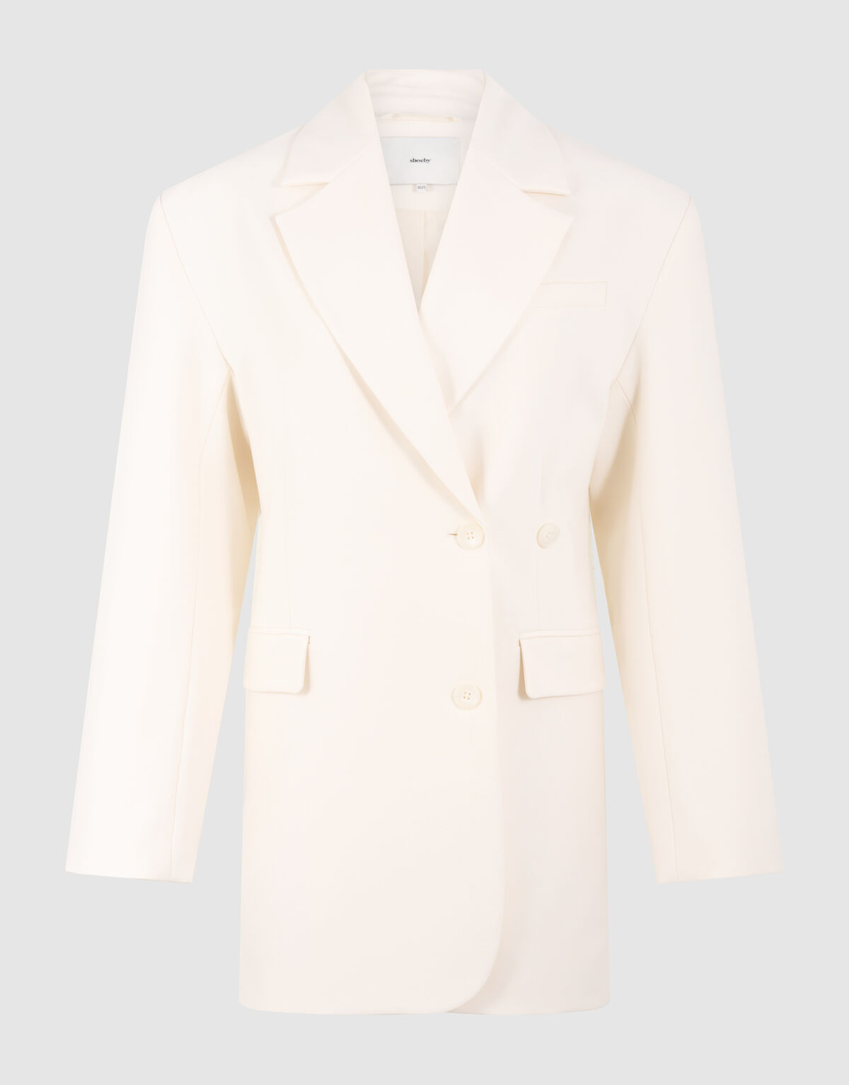 Blazer Mini Jurk Gebroken Wit SHOEBY WOMEN