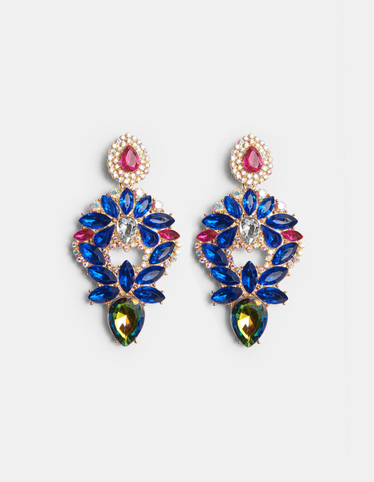 Multiple Stoned Colored Oorbellen ACCESSOIRES SHOEBY