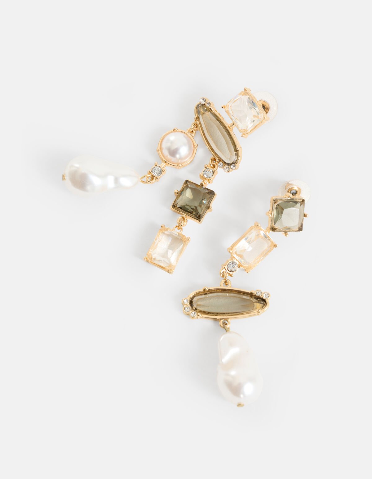 Different Oorbellen Grijs SHOEBY ACCESSOIRES