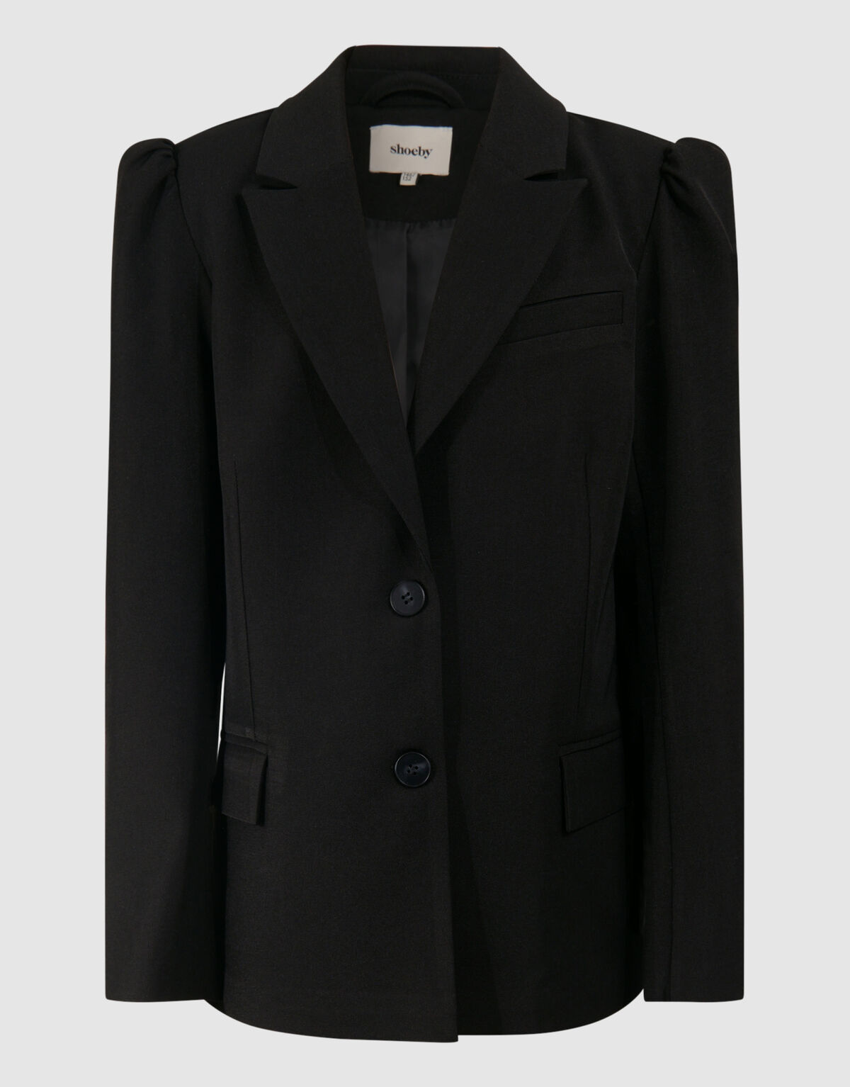 Puff Sleeve Blazer Zwart SHOEBY GIRLS