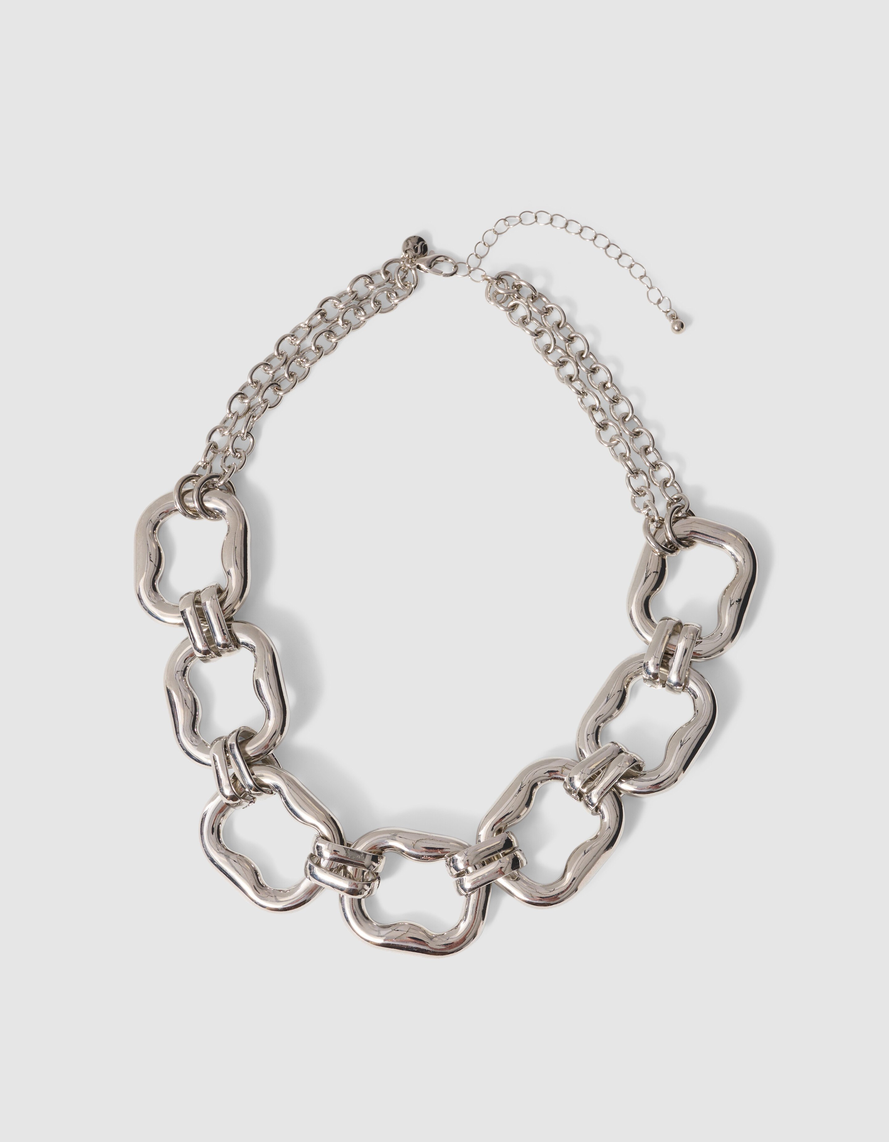 Square Ketting Zilver SHOEBY ACCESSOIRES