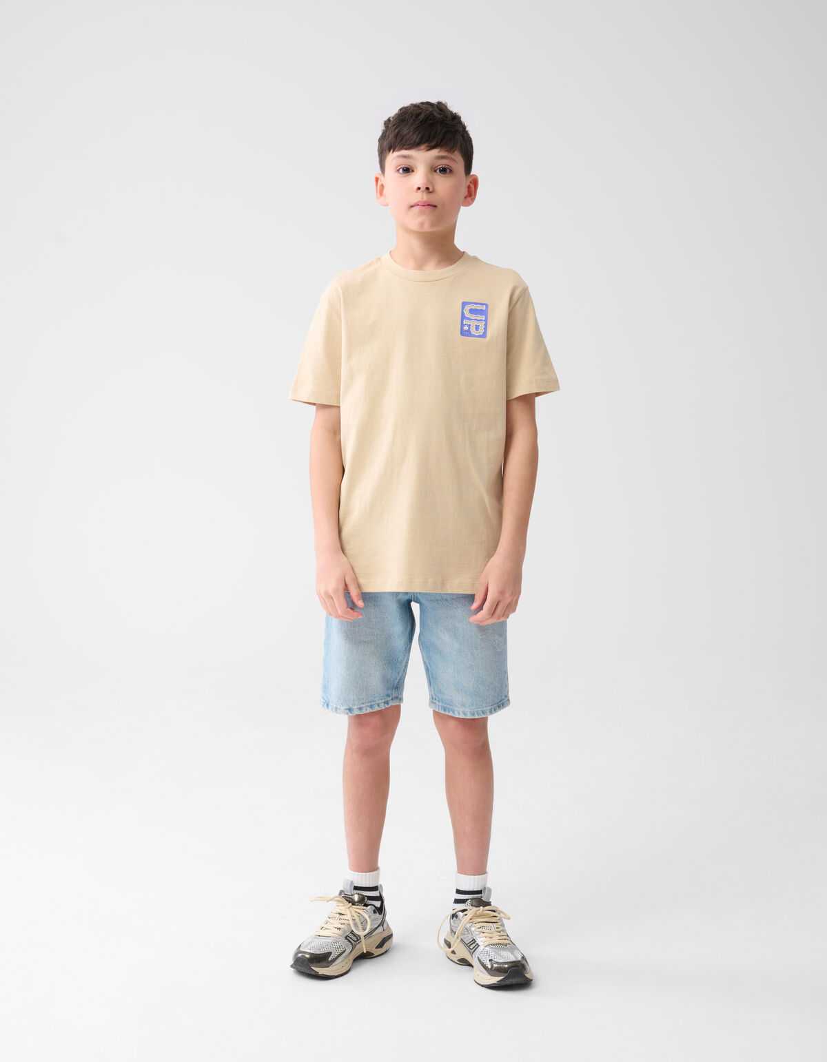 Artwork T-shirt Zand SHOEBY BOYS