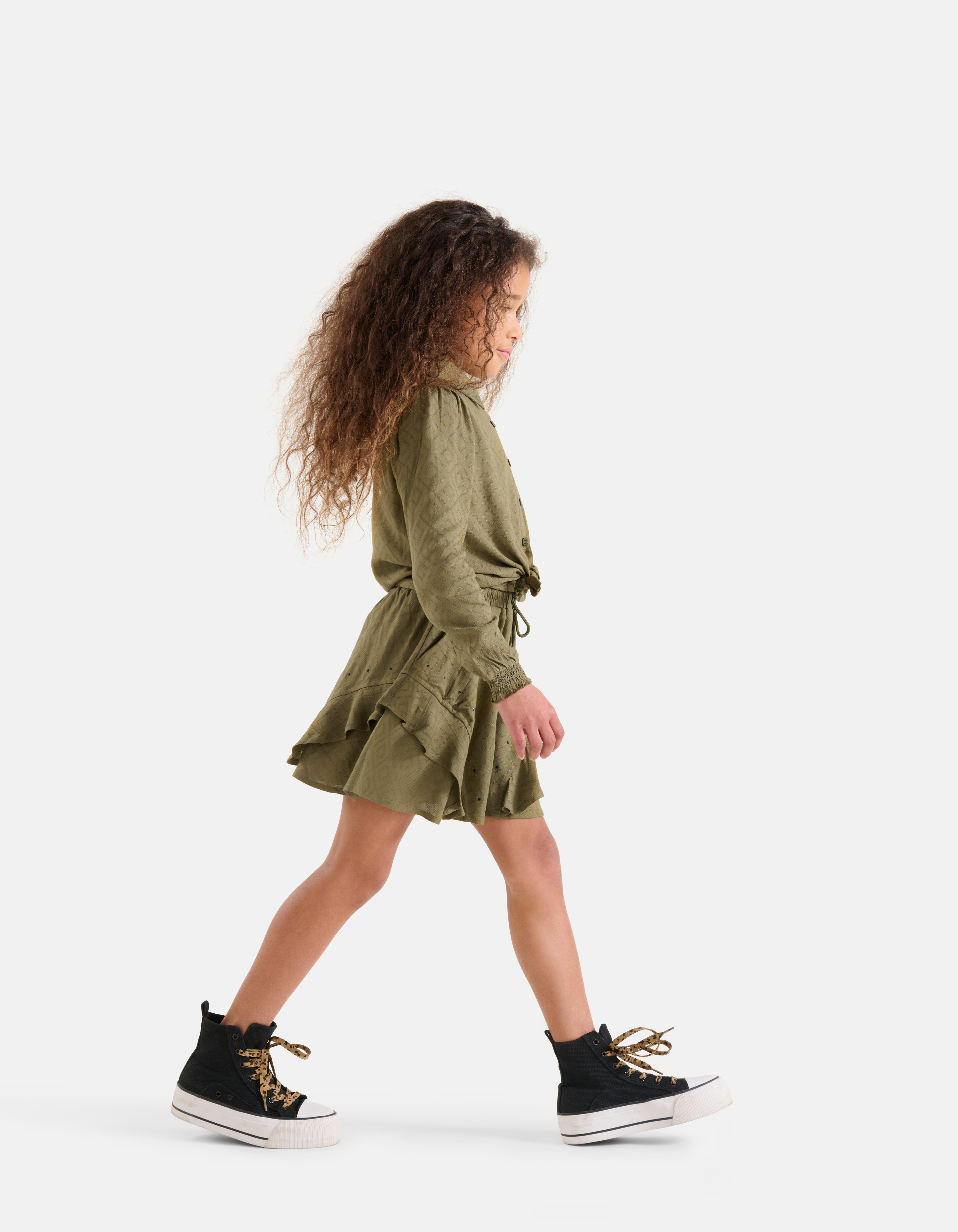 Stud Blouse Donkergroen SHOEBY GIRLS