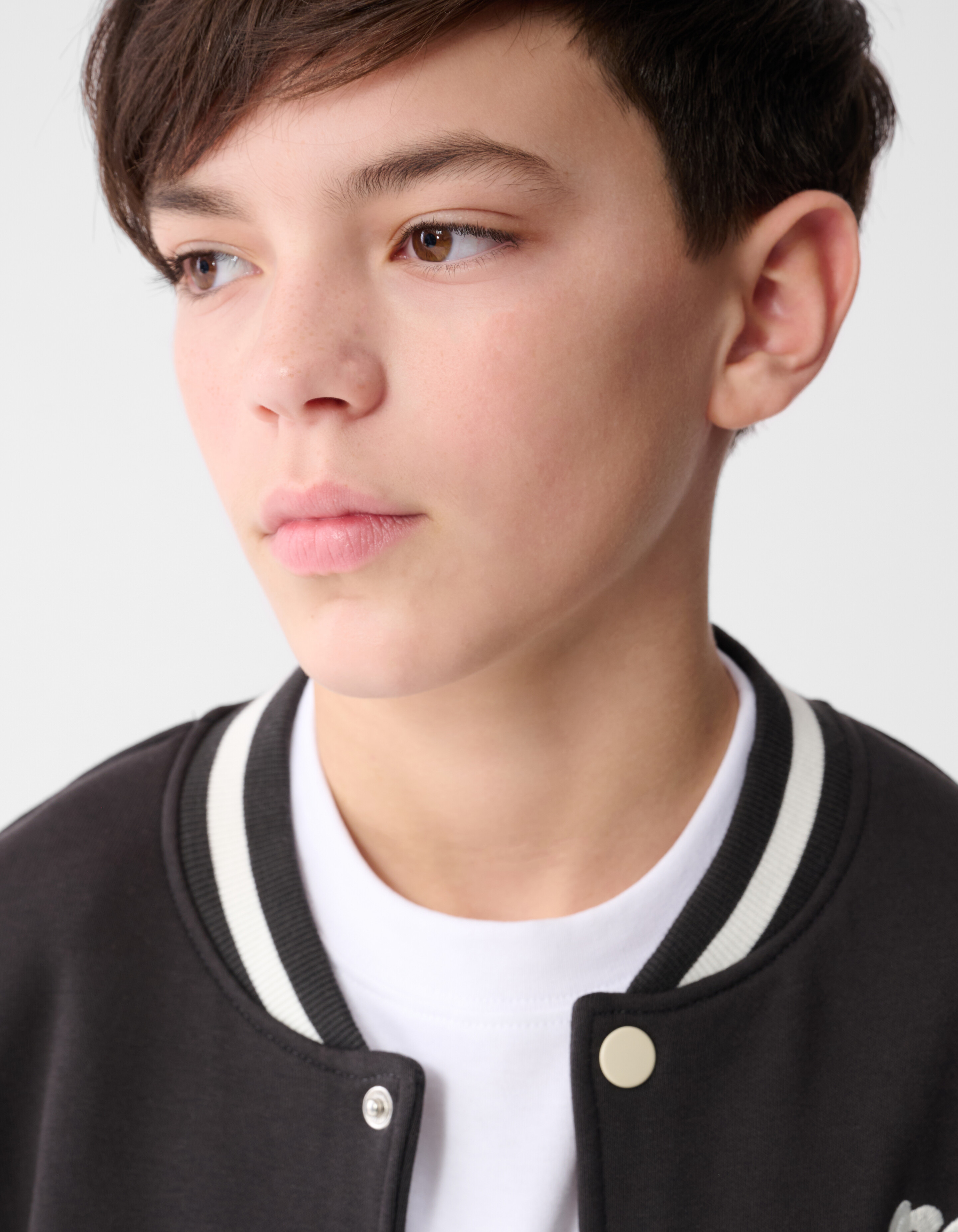 Varsity Bomber Jack Donkergrijs SHOEBY BOYS