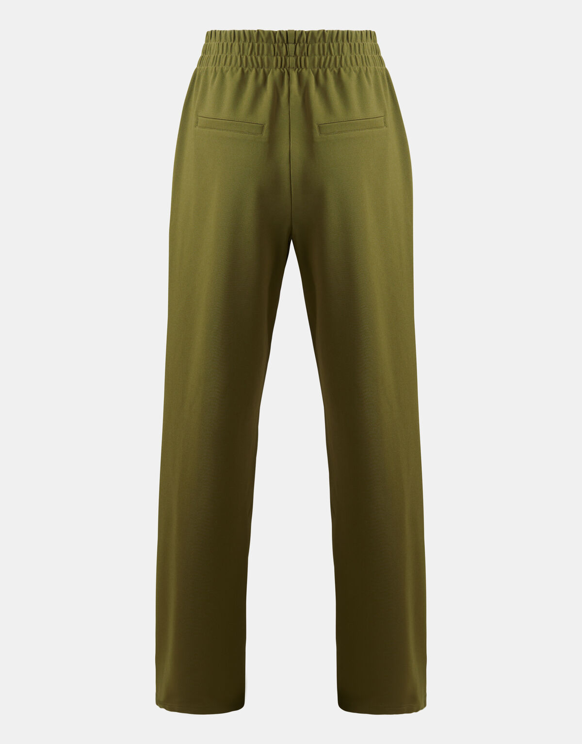 Basis Wide Leg Broek Donkergroen SHOEBY WOMEN