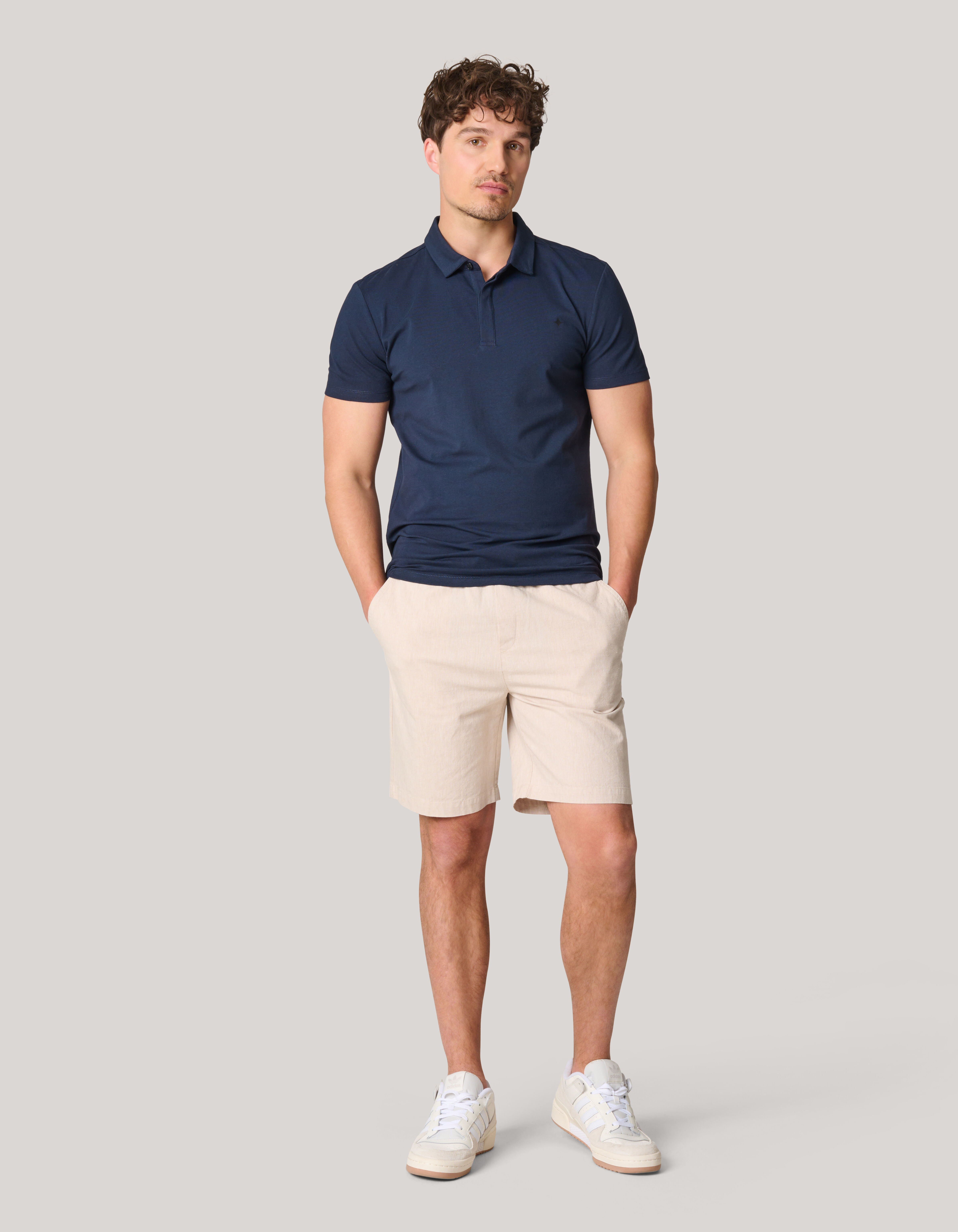 Linnen Short Zand Shoeby